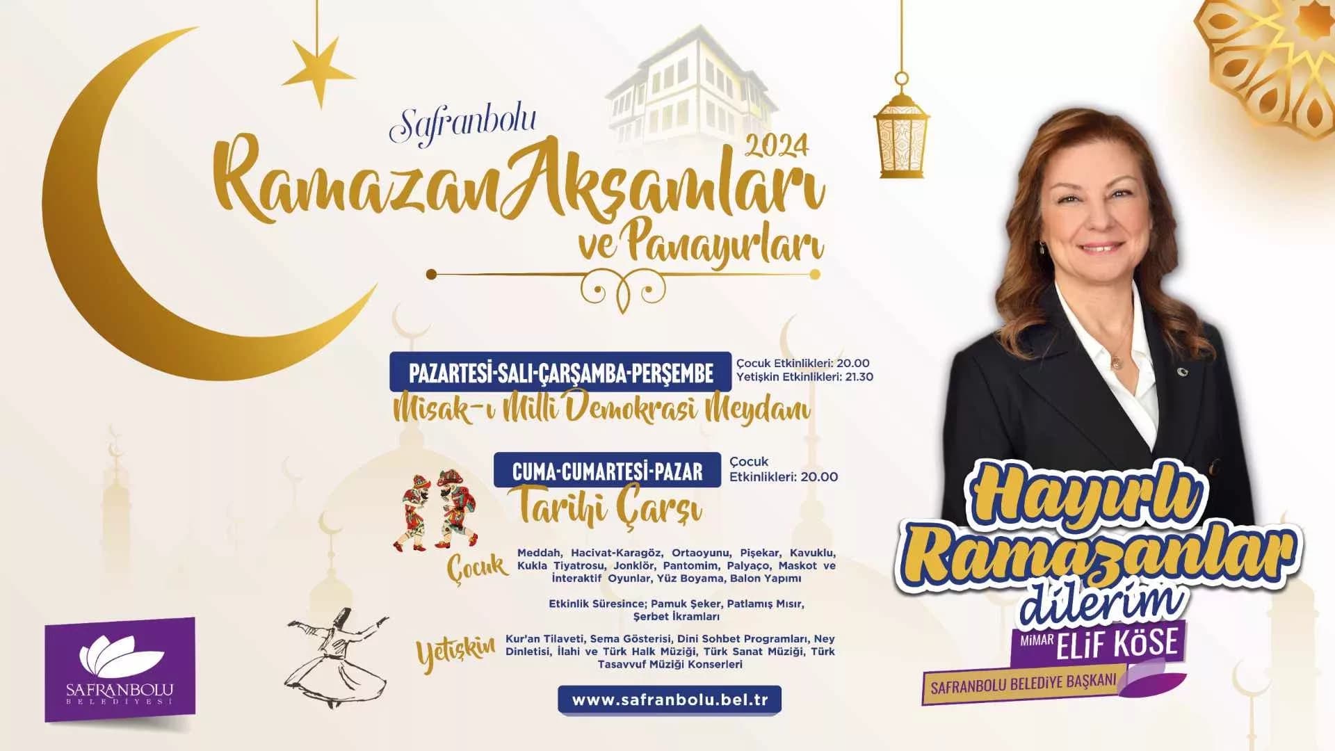 SAFRANBOLU BELEDİYESİ RAMAZAN PANAYIRI 8 MART’TA BAŞLIYOR
