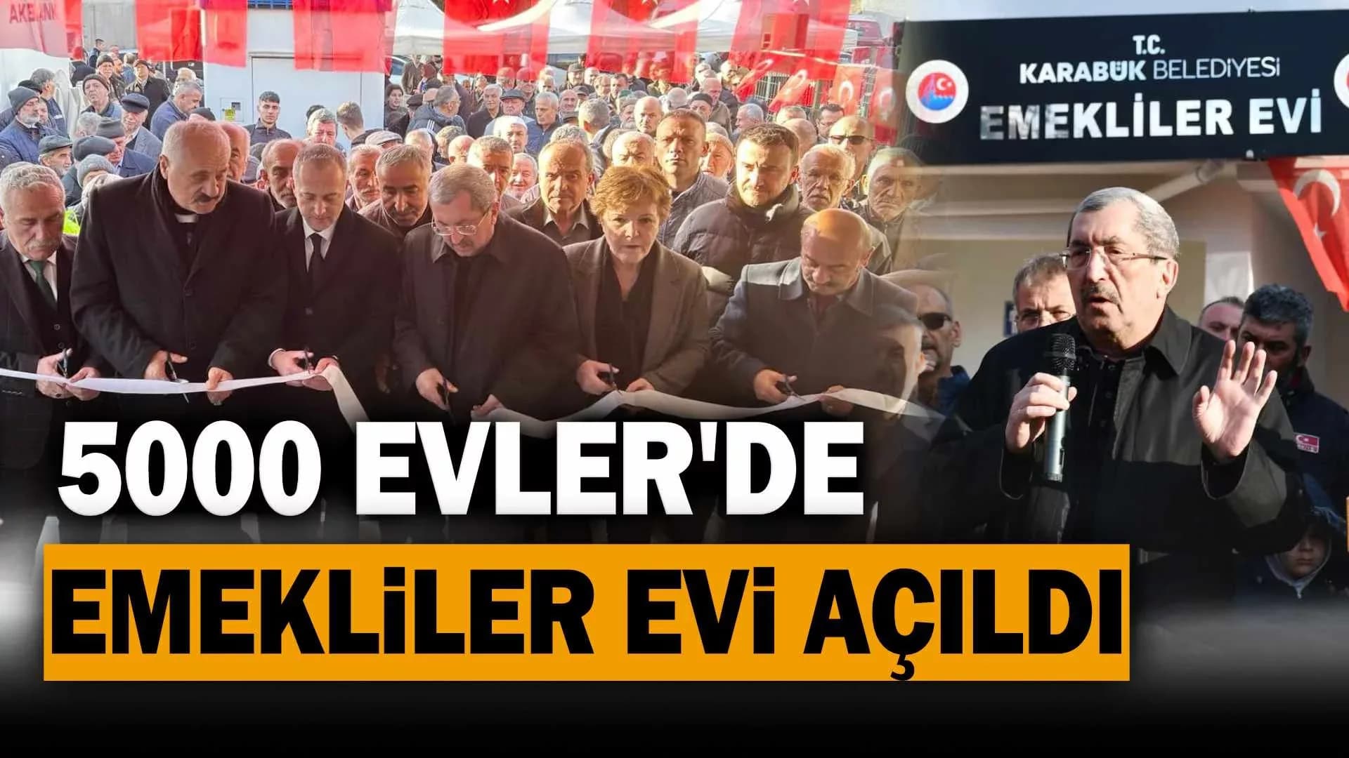 5000 Evler'de Emekliler Evi Açıldı
