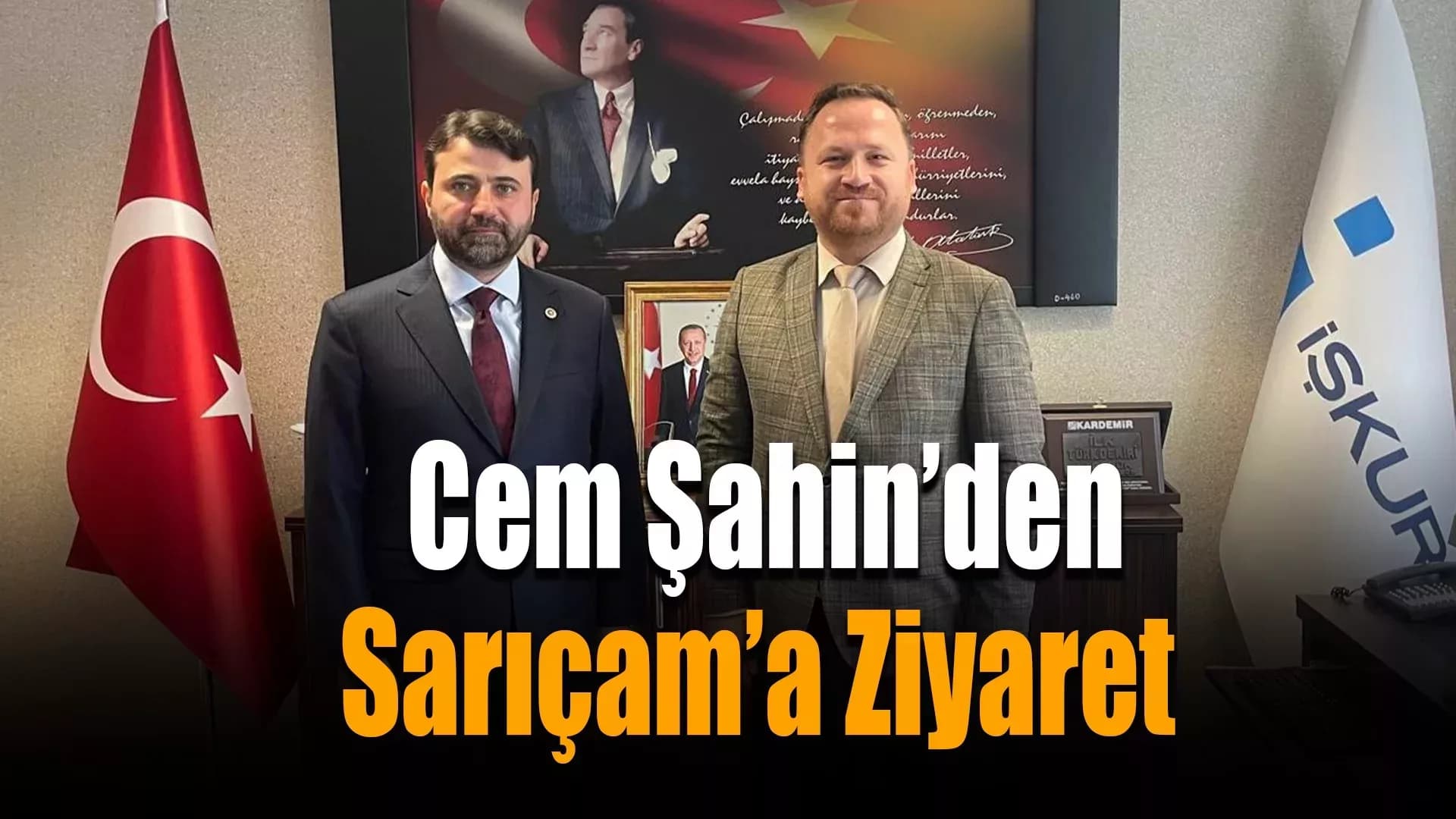 Milletvekili Şahin'den Sarıçam'a ziyaret