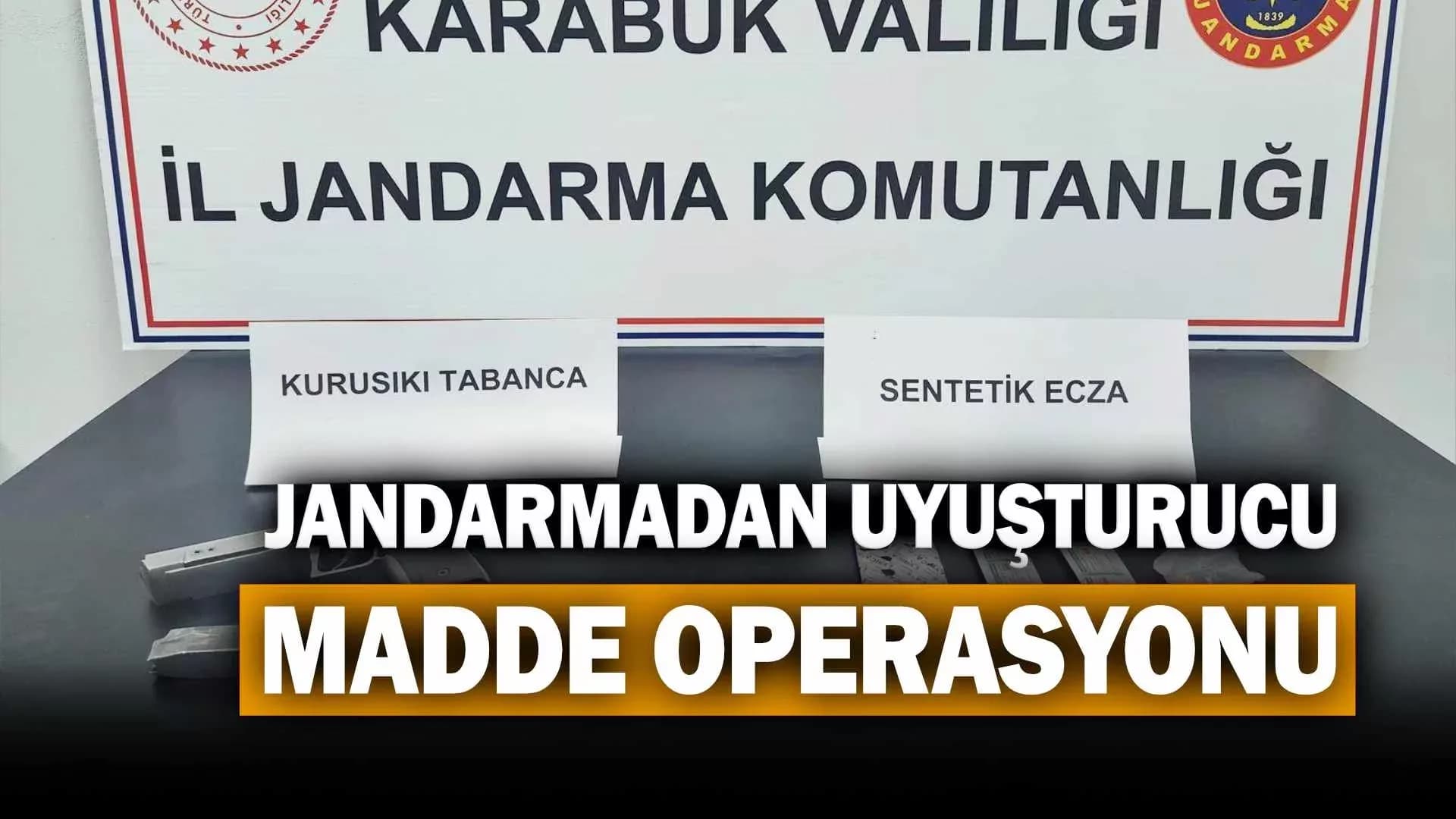 Jandarmadan Uyuşturucu Madde  Operasyonu