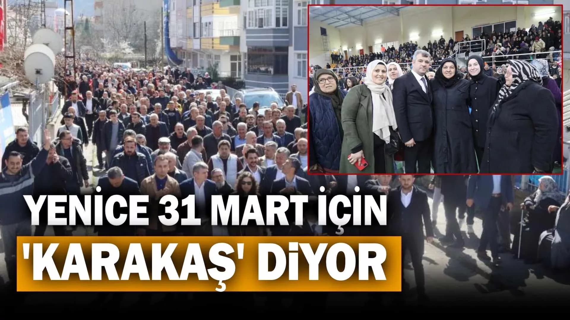 Sertaş Karakaş'tan binlerce kişiyle gövde gösterisi