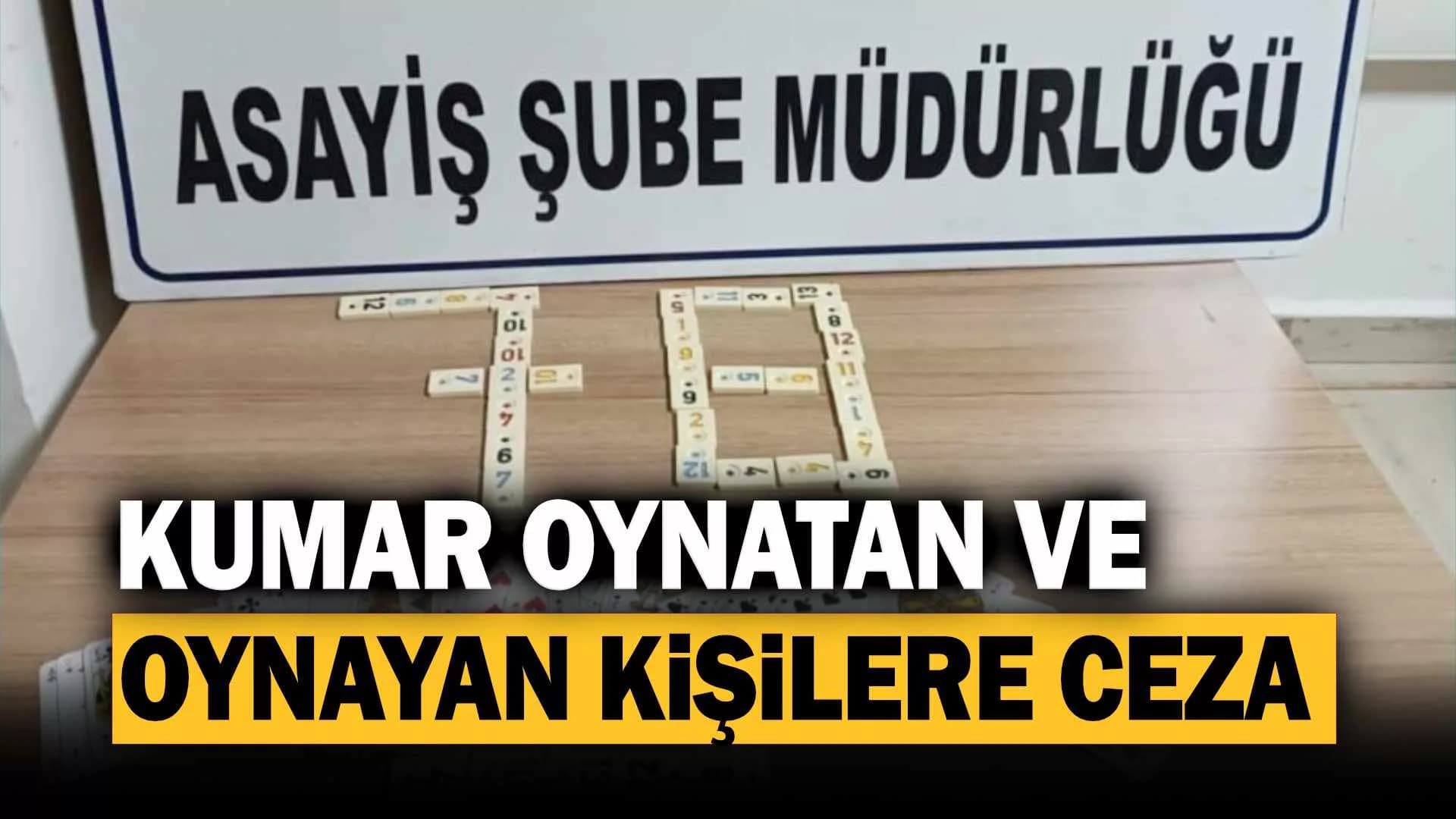 Karabük’te kumar oynatan ve oynayan kişilere ceza