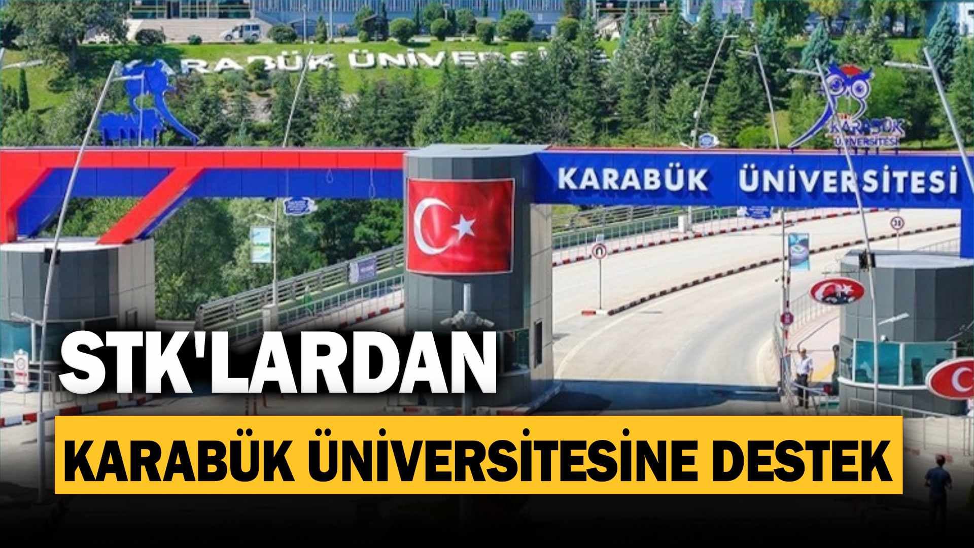 STK'lardan Karabük Üniversitesine destek