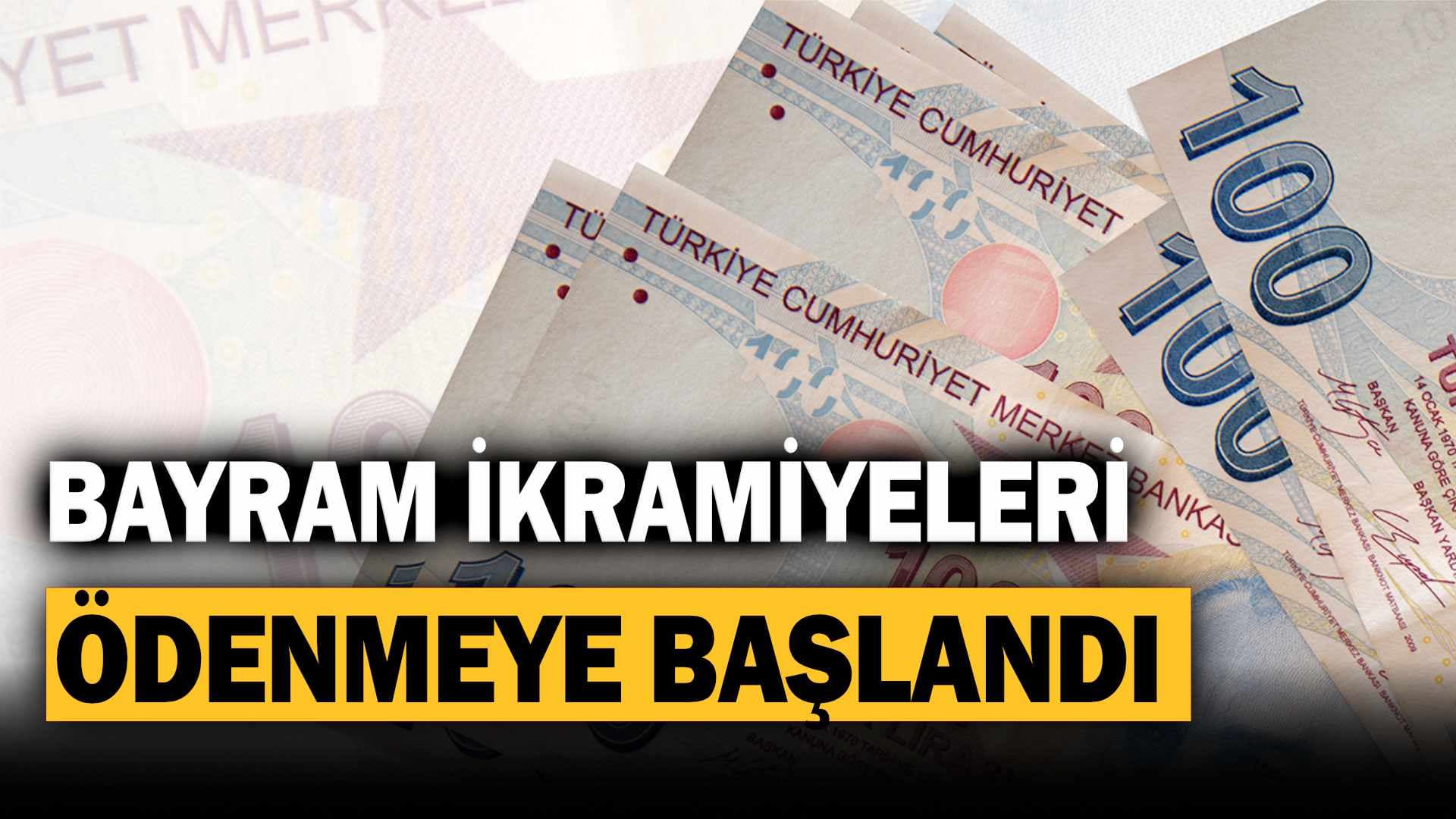 Emeklilerin bayram ikramiyeleri ödenmeye başlandı