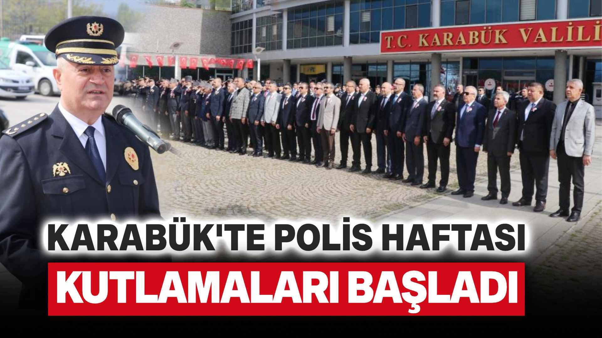 Karabük'te Polis haftası kutlanmaları başladı