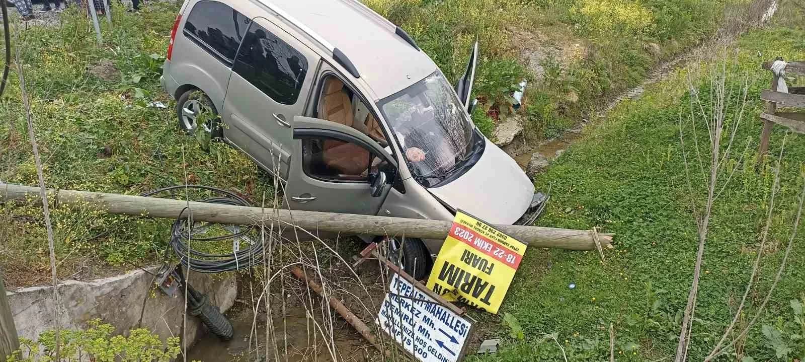 Samsun’da trafik kazası: 1"i polis 6 yaralı