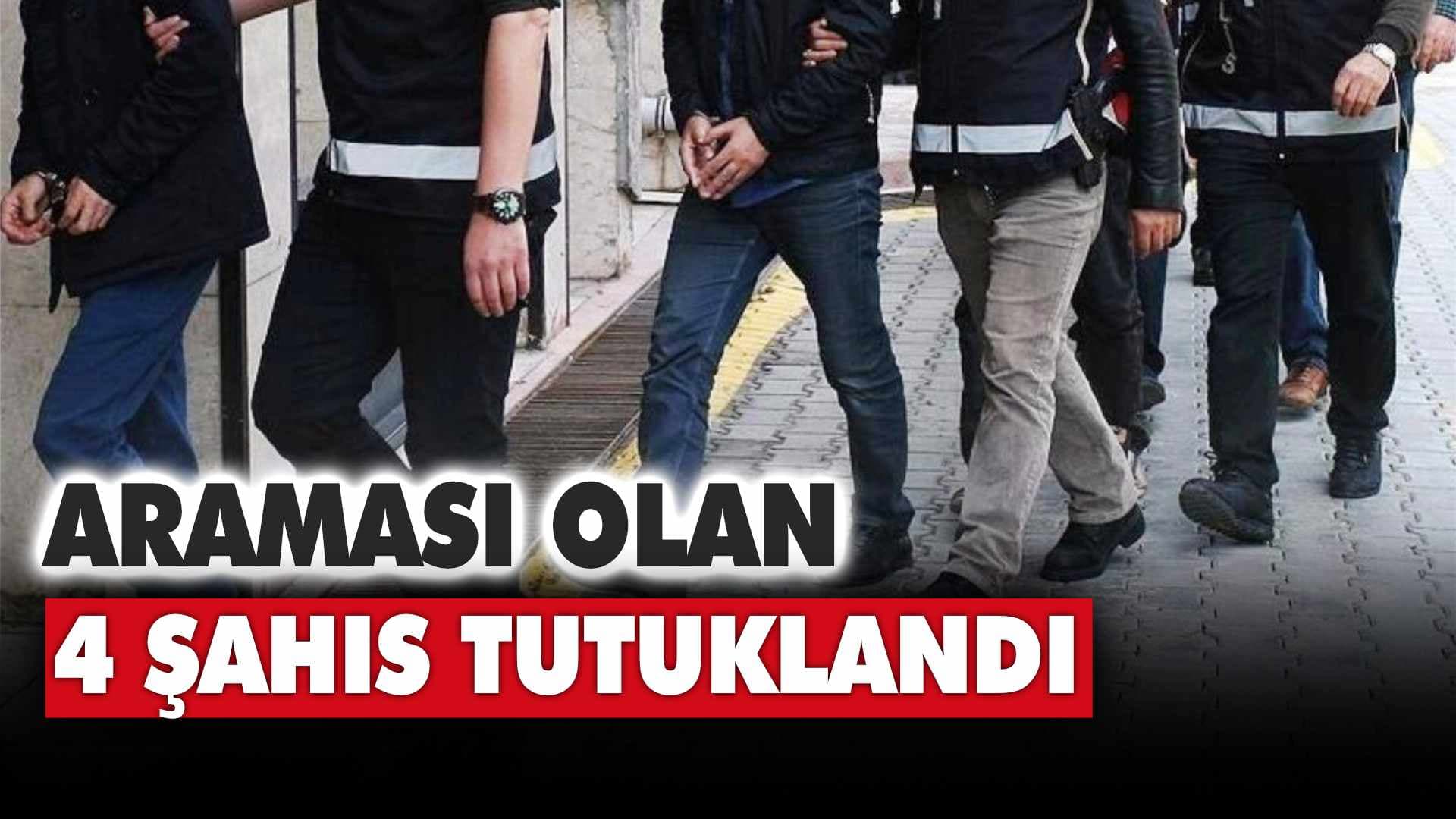 Karabük'te araması olan 4 şahıs tutuklandı