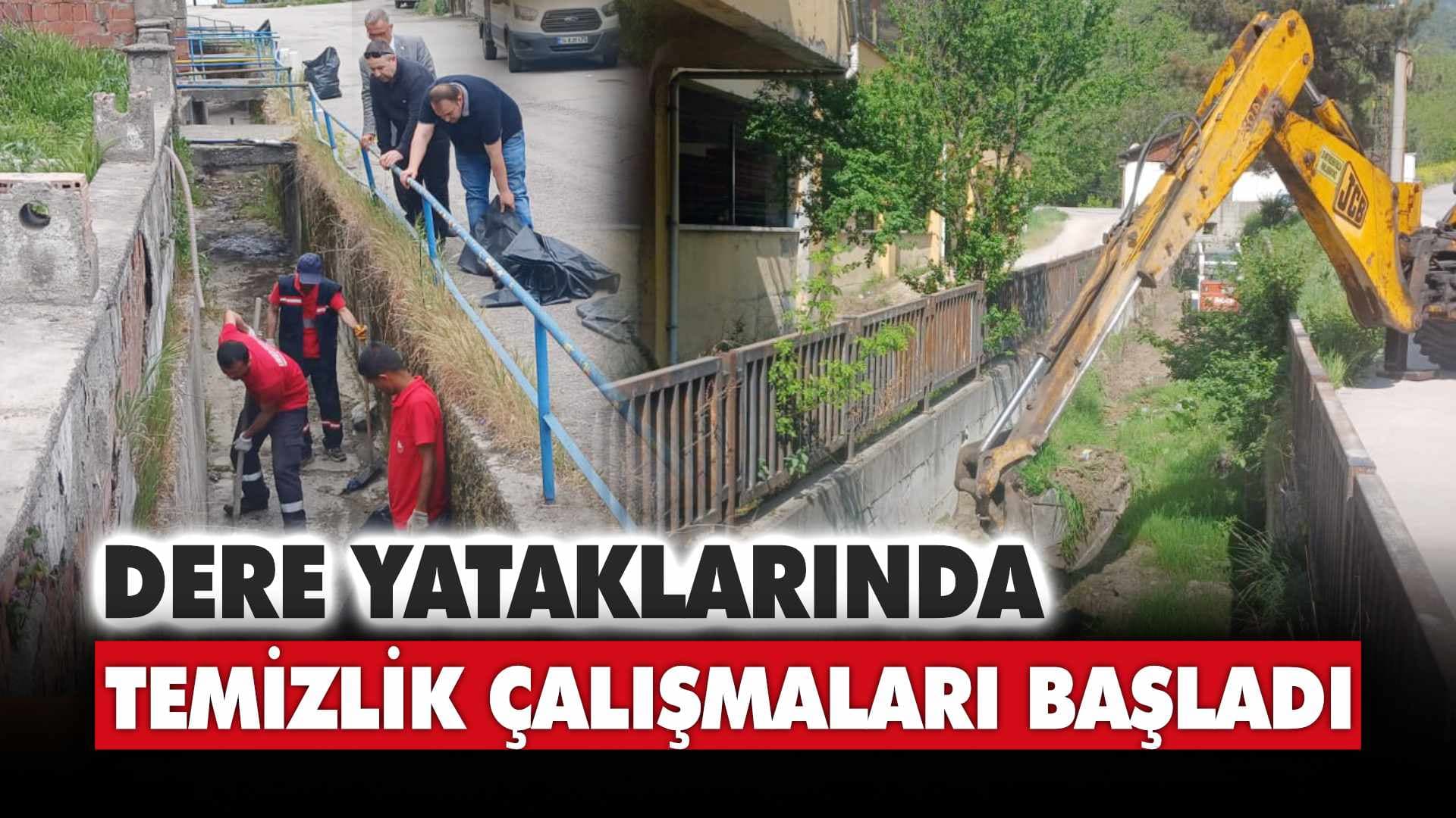 Karabük'te Dere Yatakları Temizleniyor