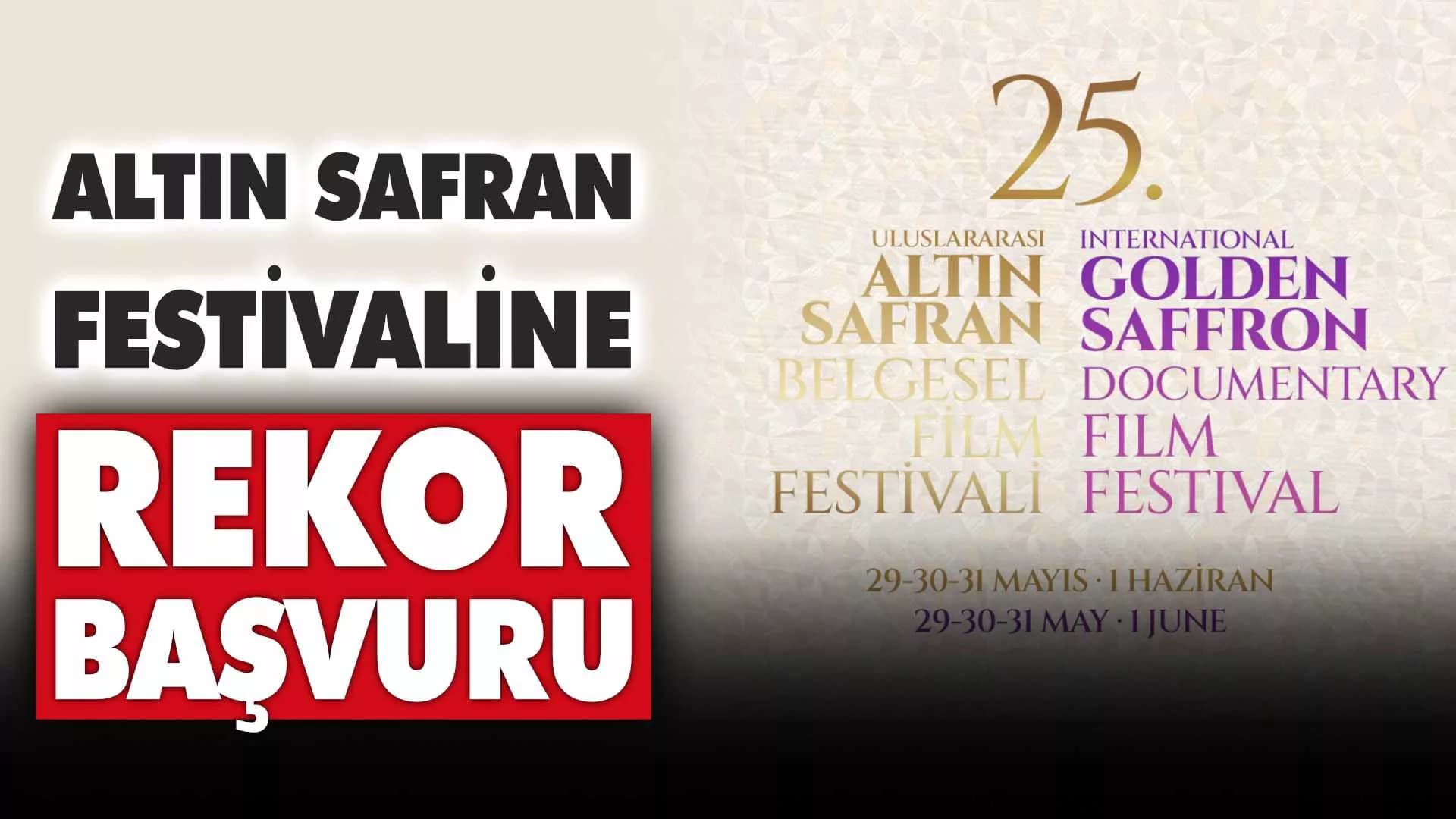 Altın Safran Belgesel Film Festivaline Rekor Başvuru