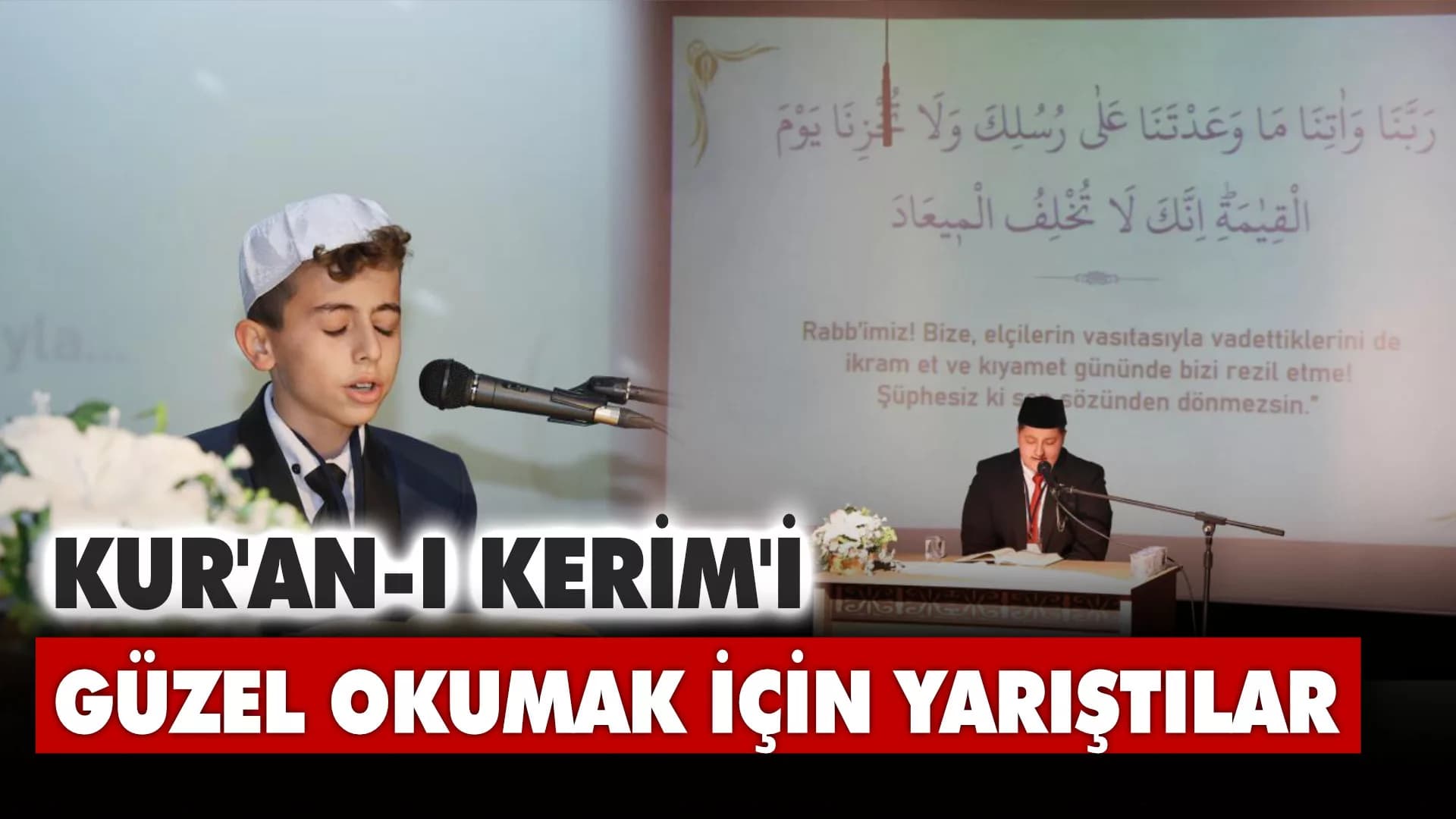 Kuran-ı Kerim'i en güzel okumak için yarıştılar