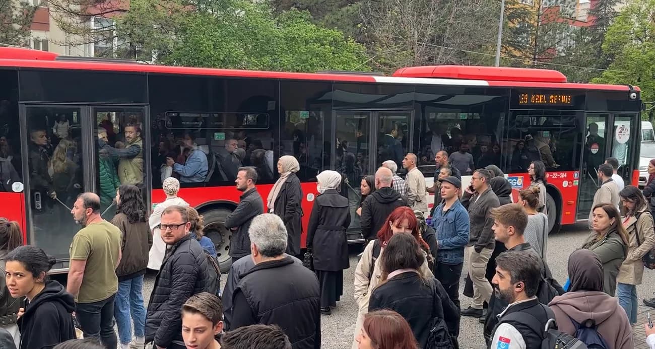 Ankara’da sağanak nedeniyle bazı metro istasyonları hizmet dışı kaldı