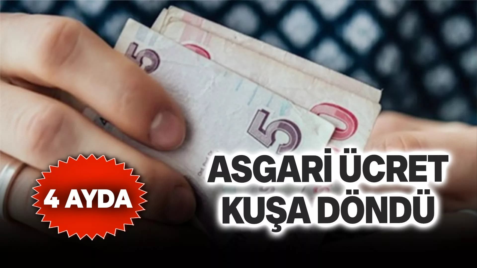 4 Ayda Asgari Ücret Kuşa Döndü