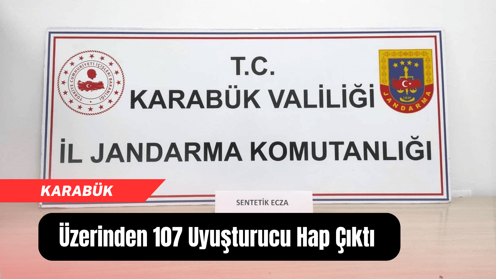 Üstünden 107 adet uyuşturucu hap çıktı