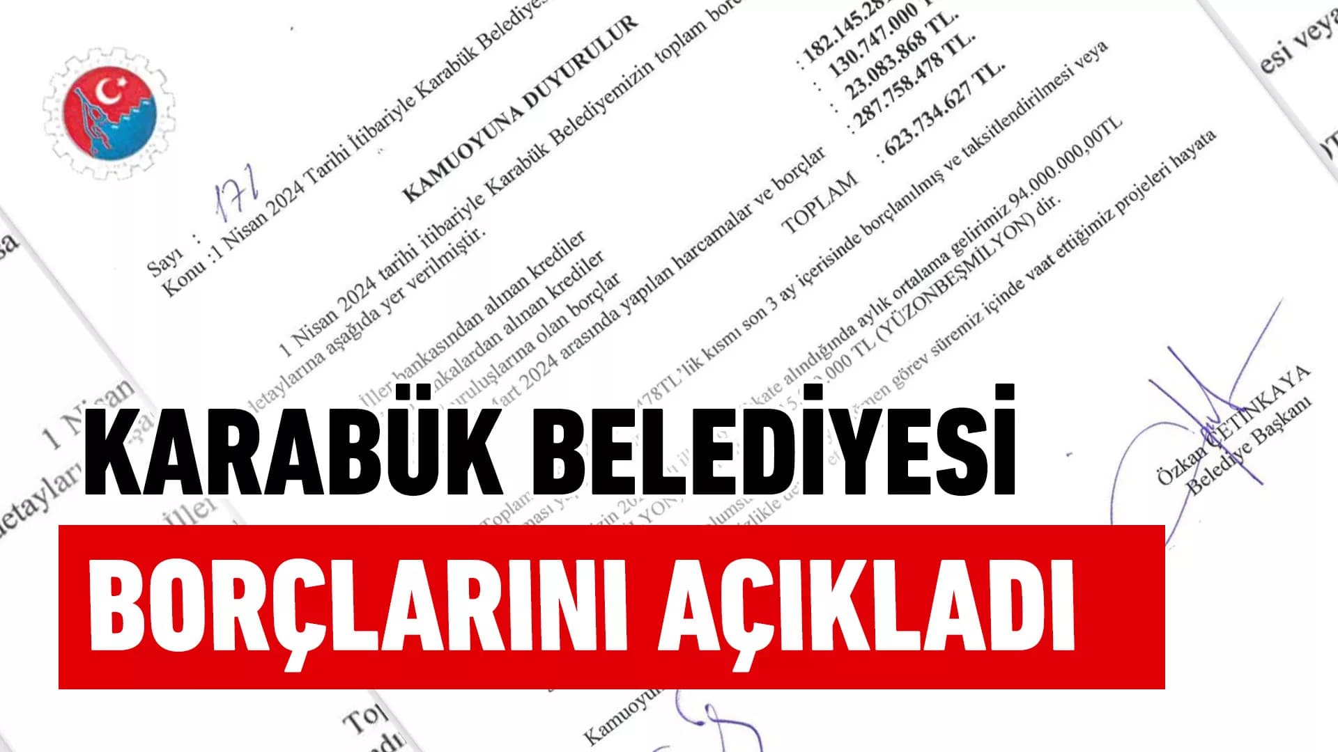 AK Partili Belediye Başkanı devraldığı belediyenin borcunu açıkladı