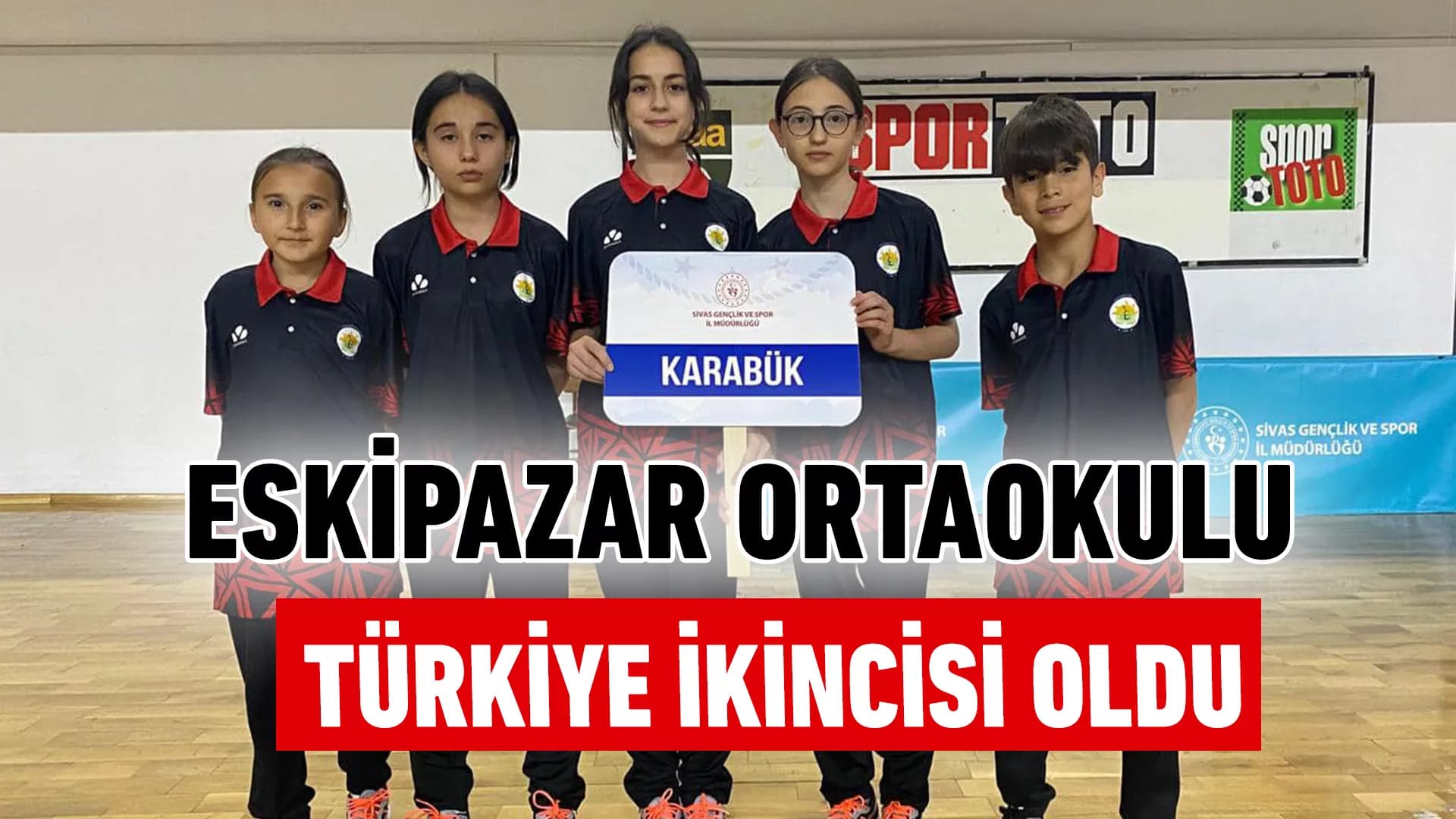 Eskipazar Ortaokulu Türkiye İkincisi Oldu