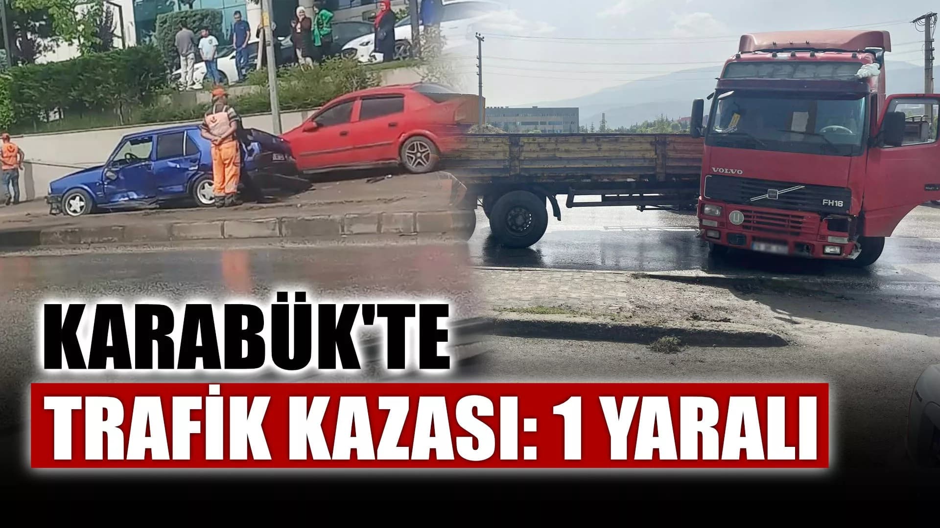 Karabük’te Trafik Kazası: 1 Yaralı