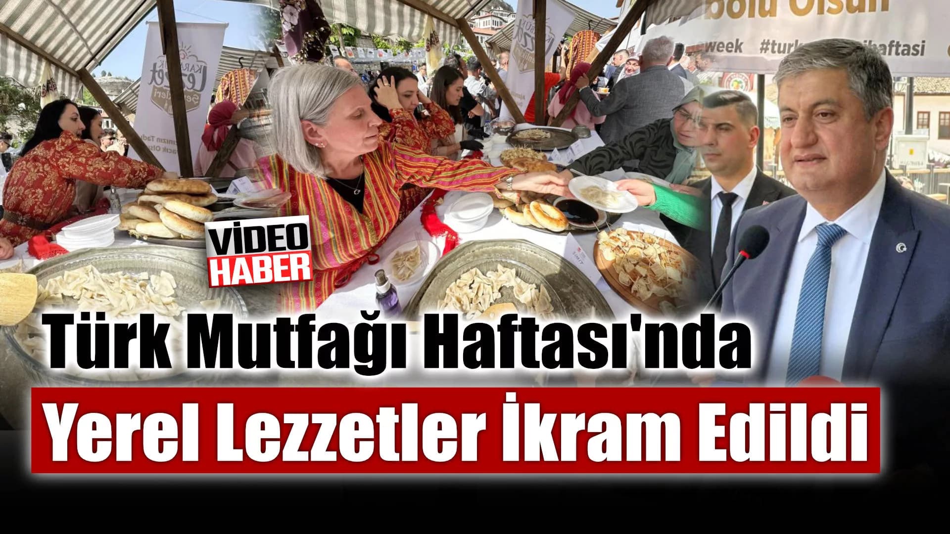 Türk Mutfağı Haftası'nda yerel lezzetler ikram edildi