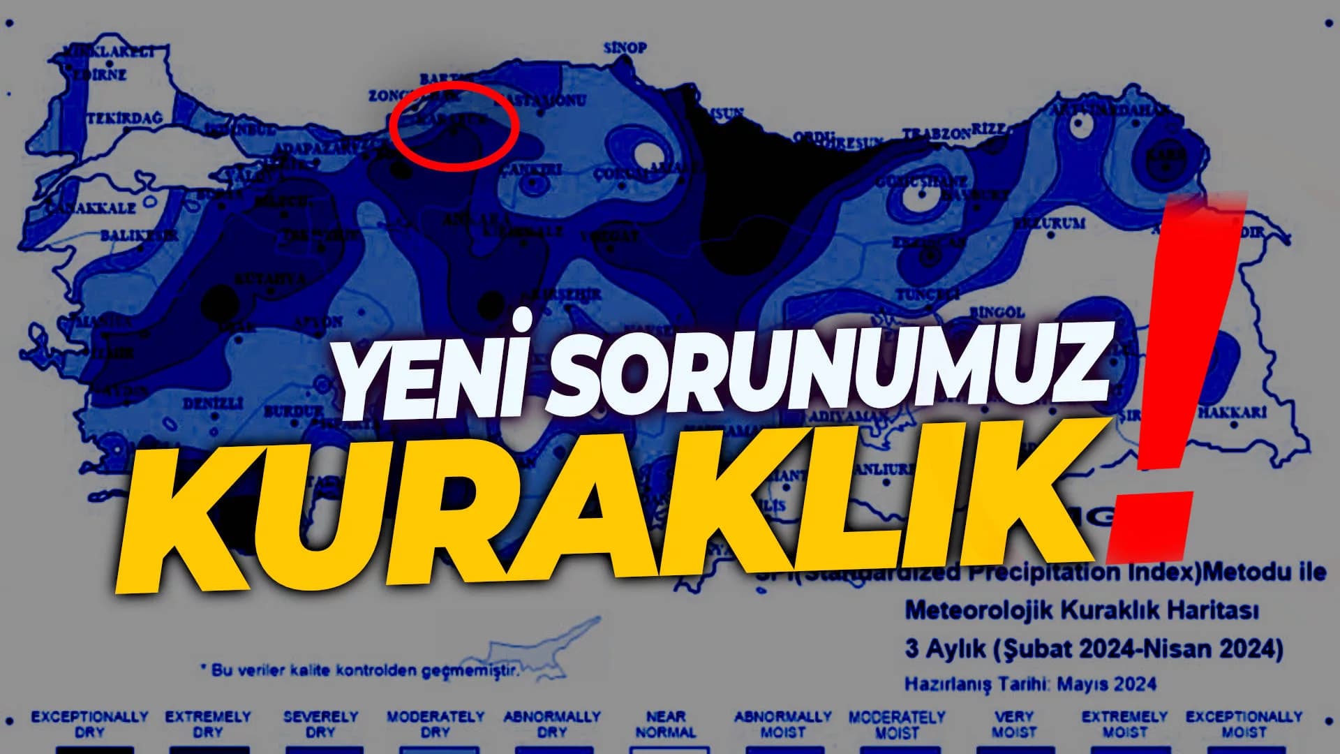 Karabük'te Kuraklık Tehlikesi