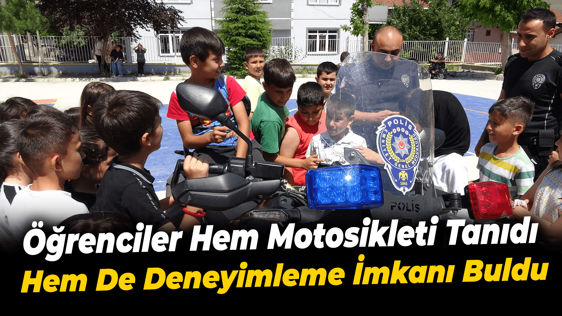 Öğrenciler hem motosikleti tanıdı hem de deneyimleme imkanı buldu