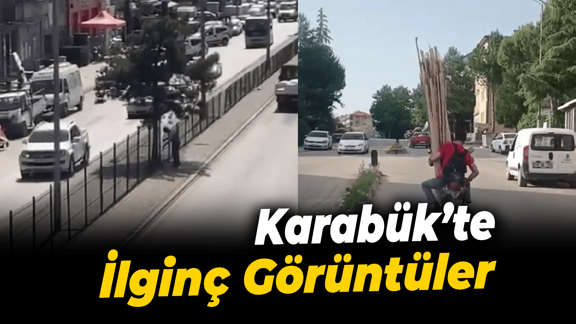 Karabük'te ilginç görüntüler