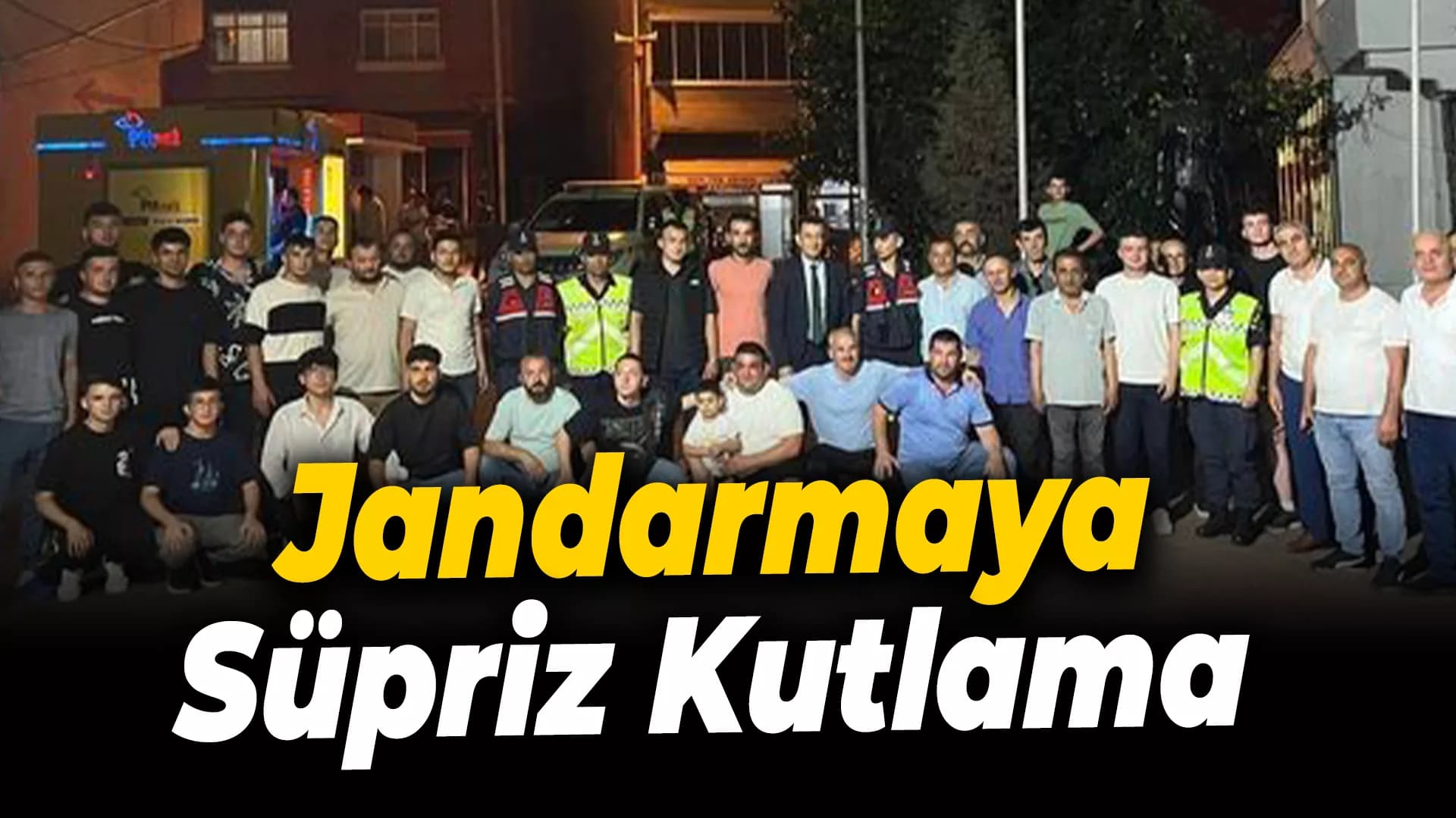 Yenice’de Jandarmaya sürpriz kutlama
