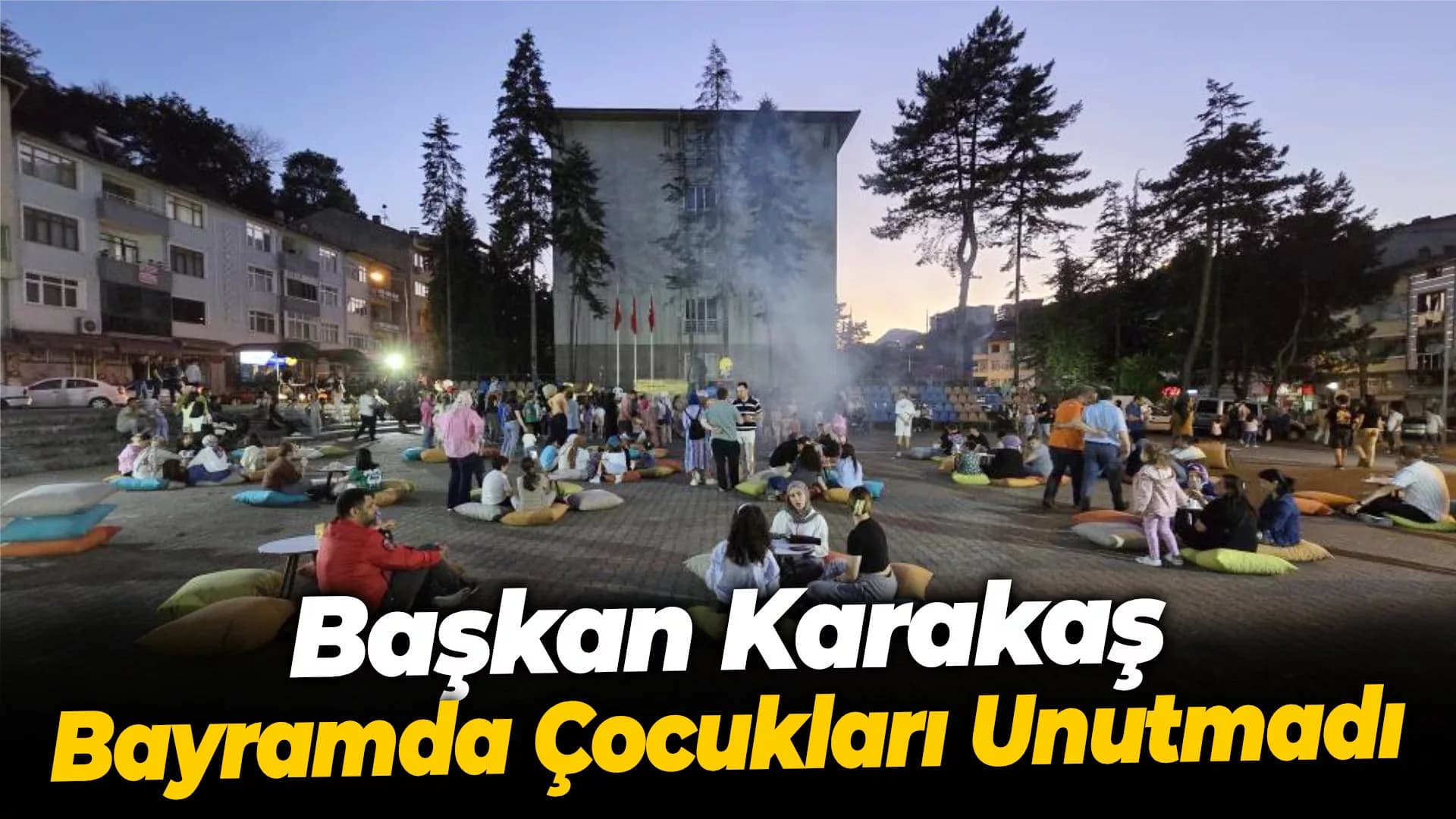 Başkan Karakaş, bayramda çocukları unutmadı