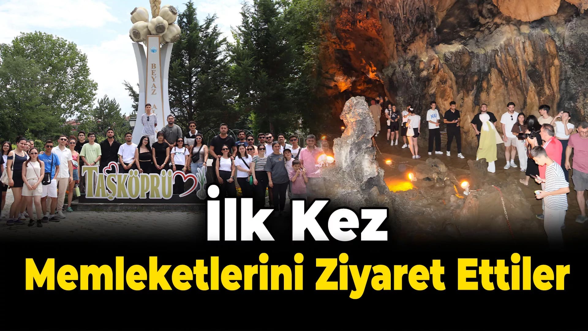 İlk kez memleketlerini ziyaret edip doyasıya eğlendiler