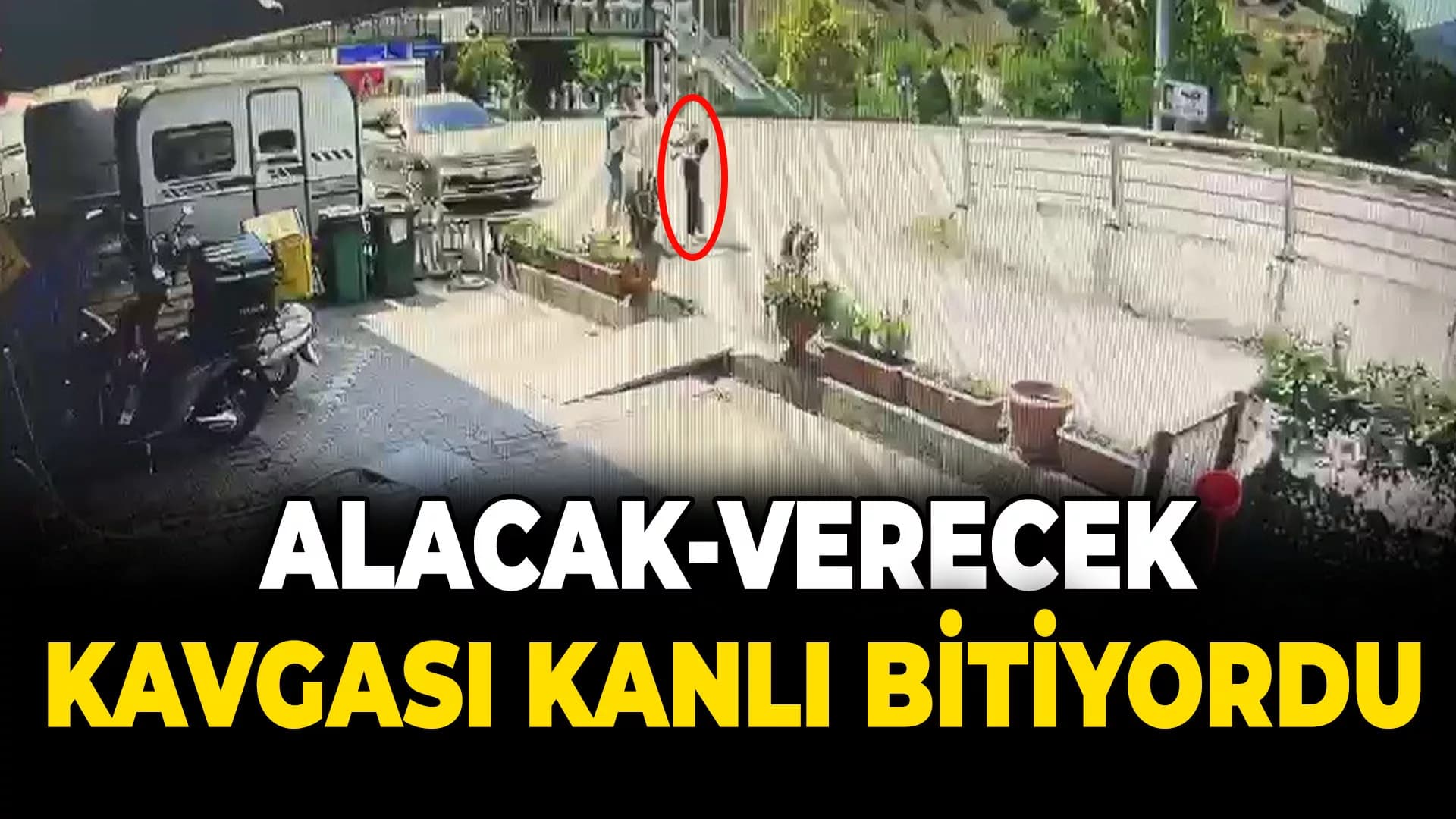 Karabük'te silahlı saldırıdan saniyelerle kurtuldu