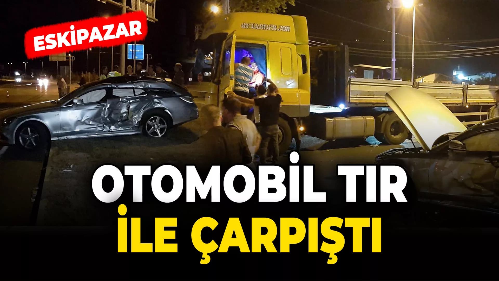 Eskipazar'da Trafik Kazası 5 Kişi Yaralandı