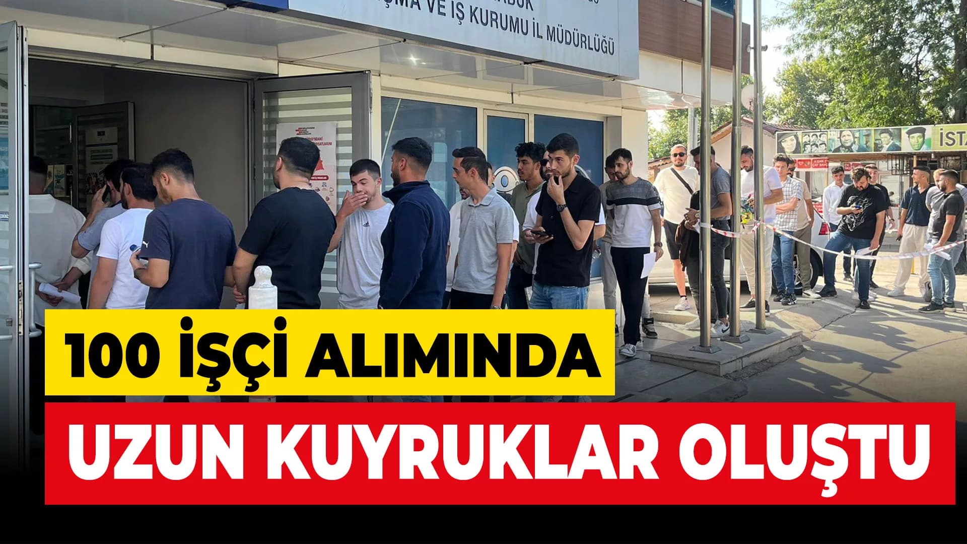 İŞKUR'da İşsizlik Kuyruğu