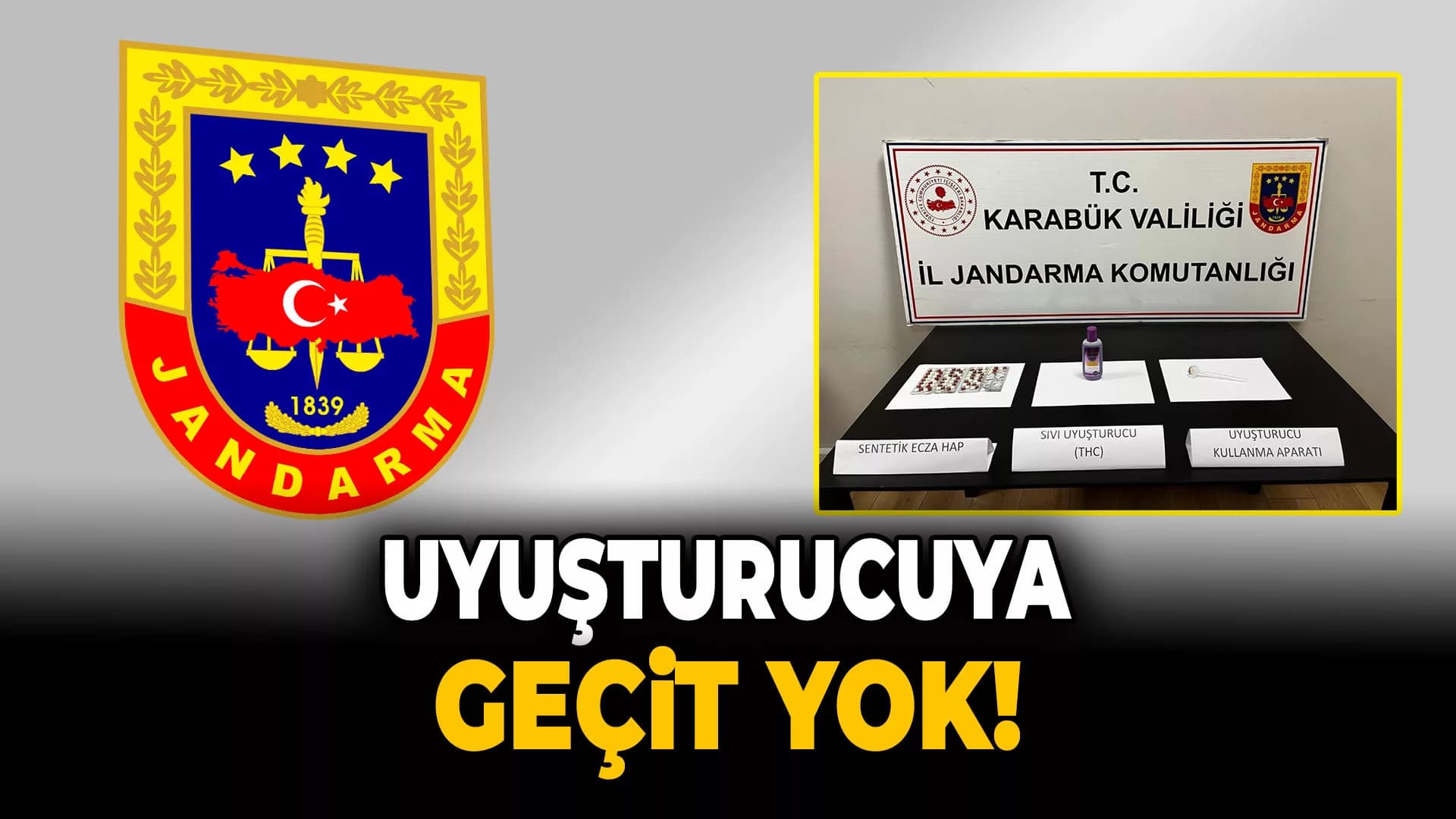 Karabük'te Uyuşturucu Operasyonu