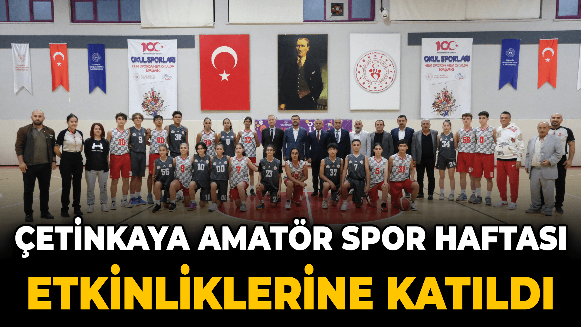 Belediye Başkanı Çetinkaya Amatör Spor Haftası Etkinliklerine Katıldı