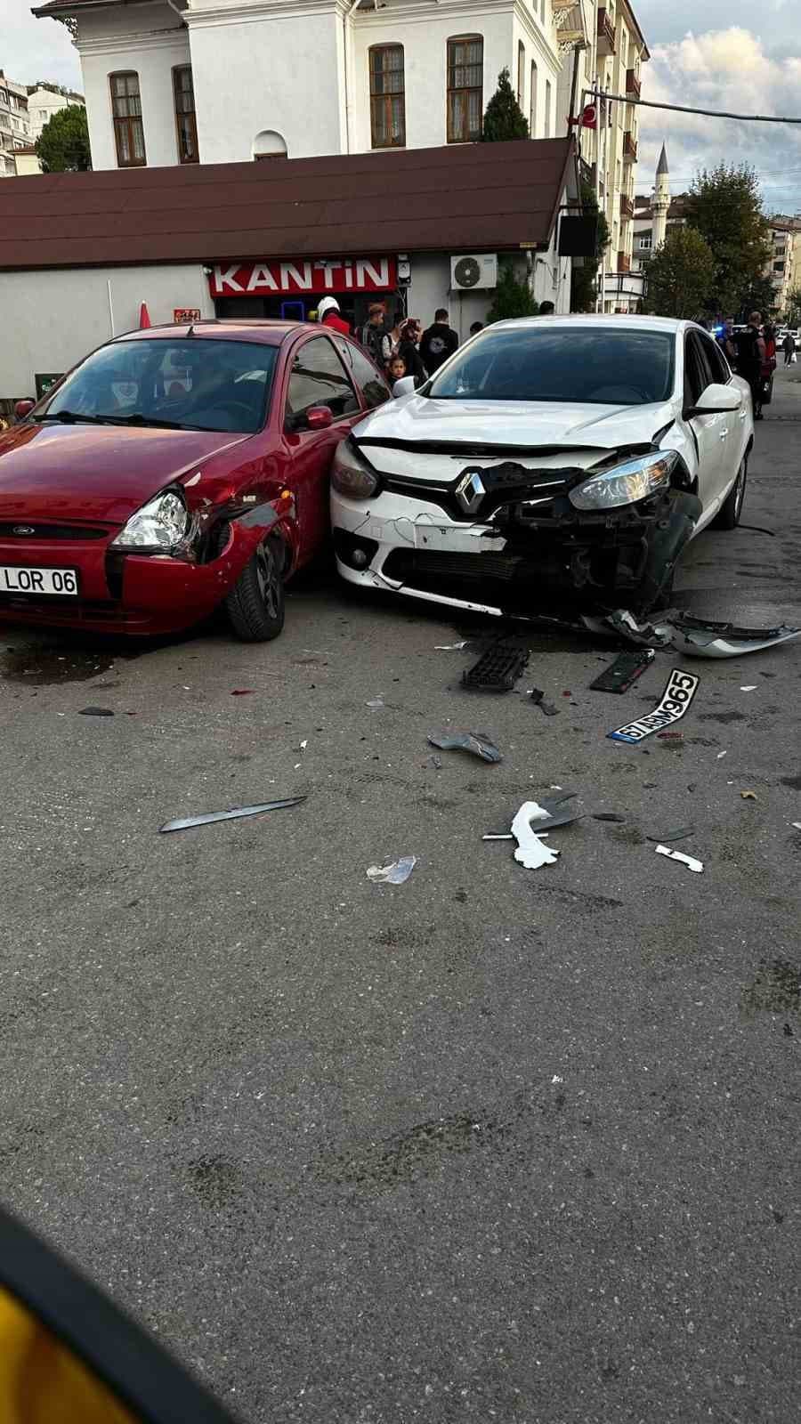 Karadeniz Ereğli’de trafik kazası; 1 yaralı