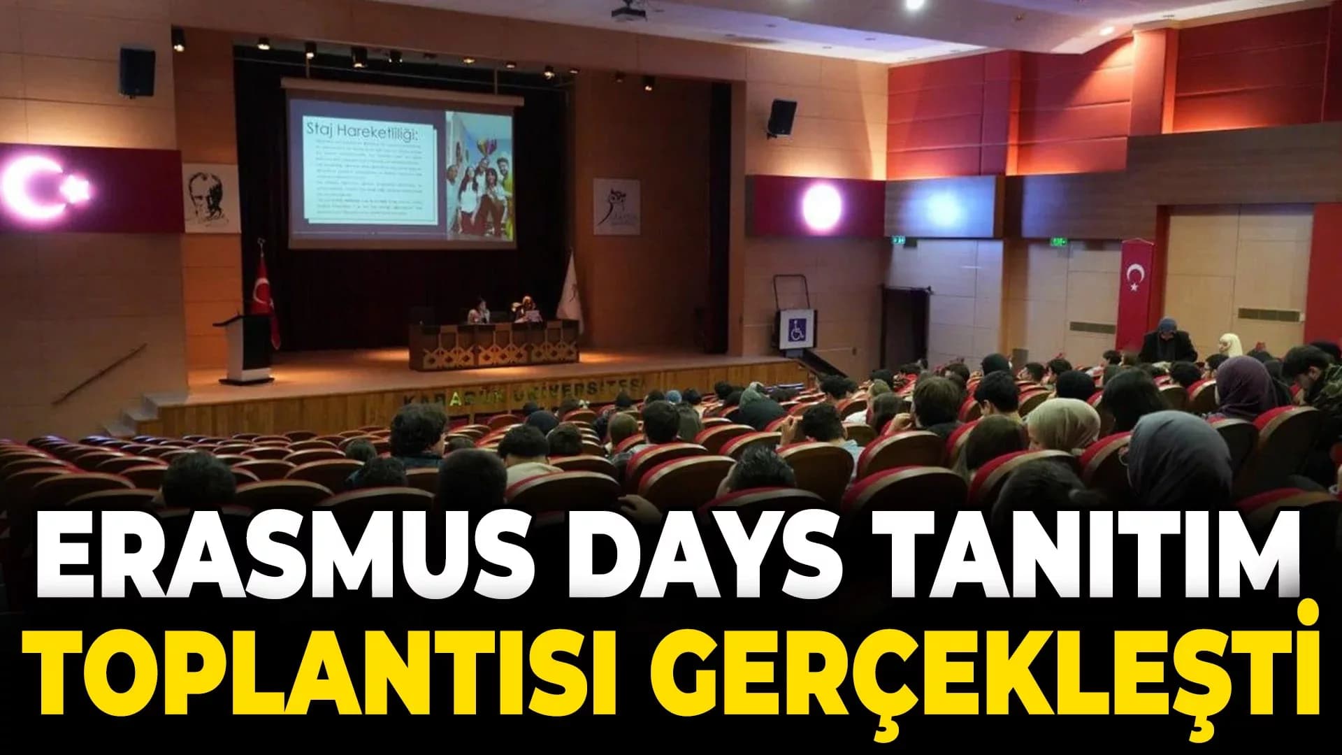 KBÜ'de Erasmus Days Tanıtım Toplantısı gerçekleşti