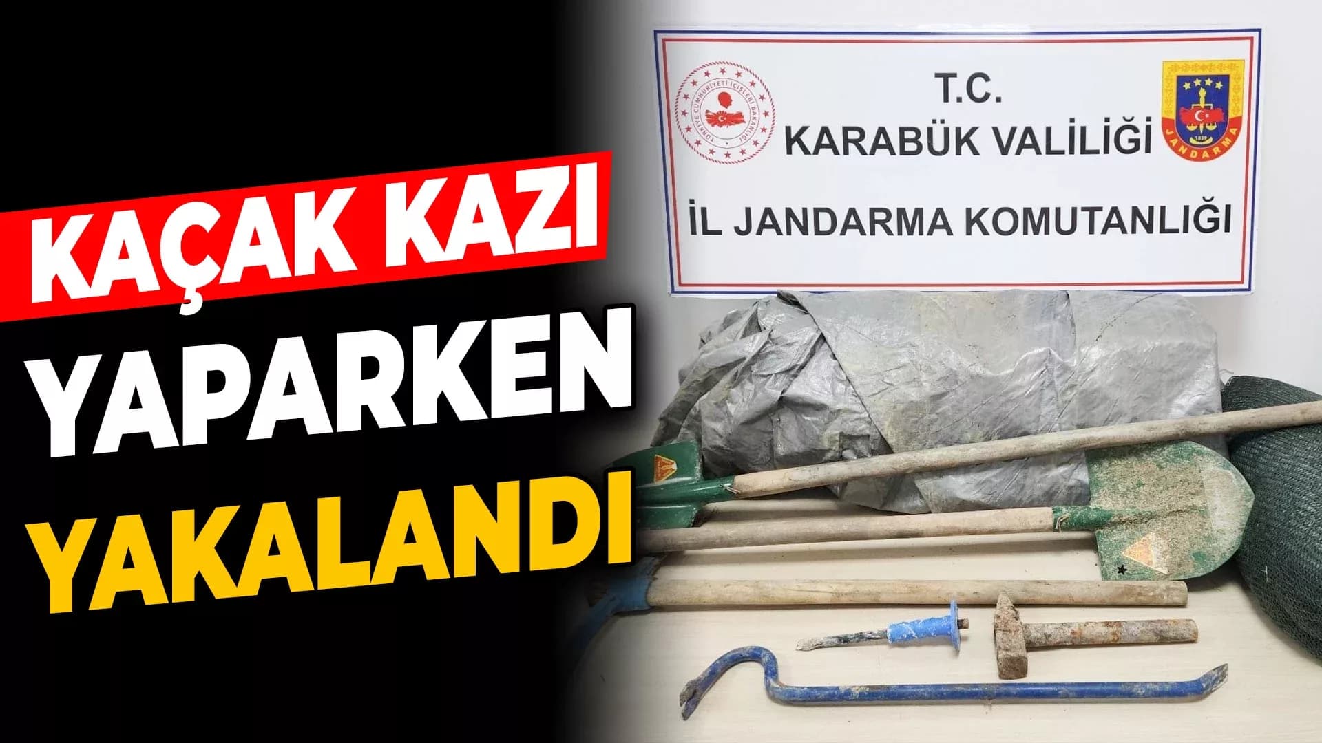 Kaçak Kazı Yaparken Suçüstü Yakalandı