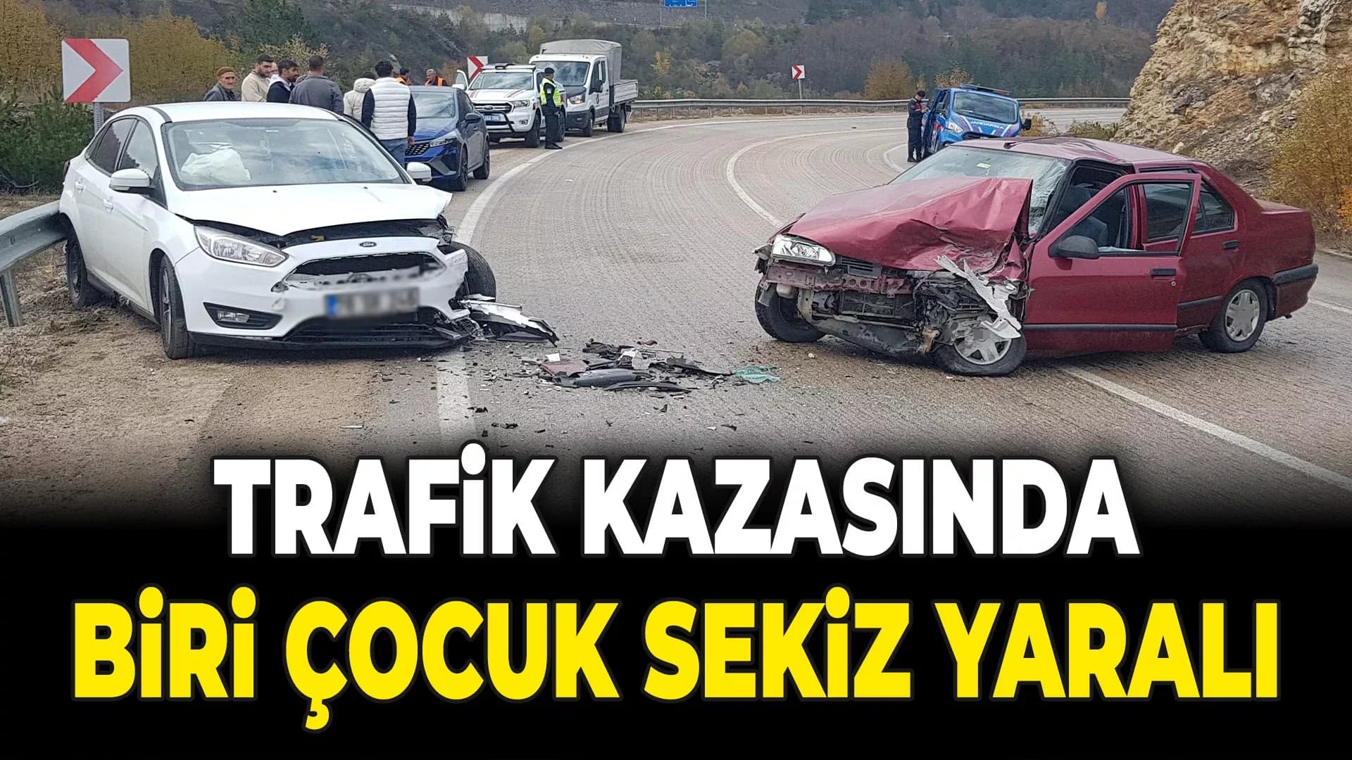 Safranbolu'da Trafik Kazası 8 Yaralı