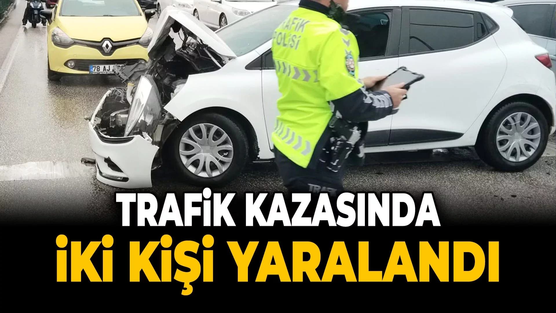 Safranbolu'da İki Otomobilin Çarpıştığı Kazada 1 Kişi Yaralandı