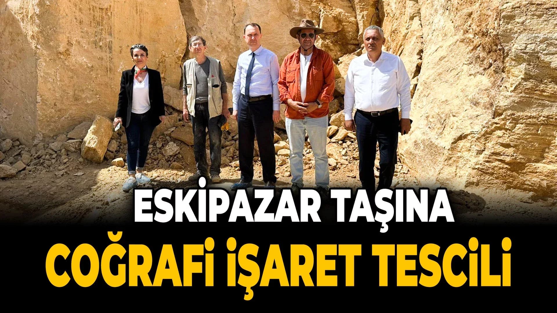 Eskipazar Sarı Traverten Taşı Coğrafi İşaretle Tescillendi