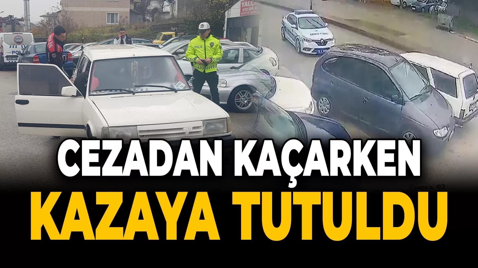 Karabük'te Ehliyetsiz Sürücünün Kaçış Macerası Kaza ile Son Buldu