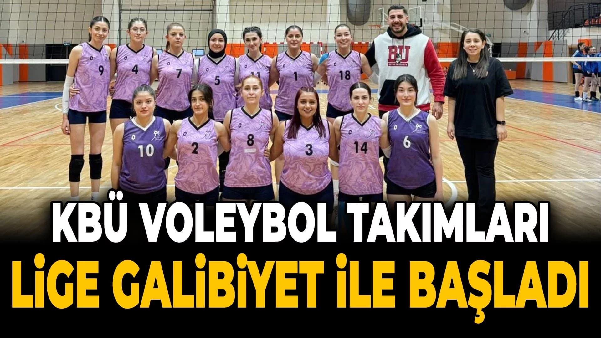 Karabük Üniversitesi Voleybol Takımları Lige Galibiyetle Başladı