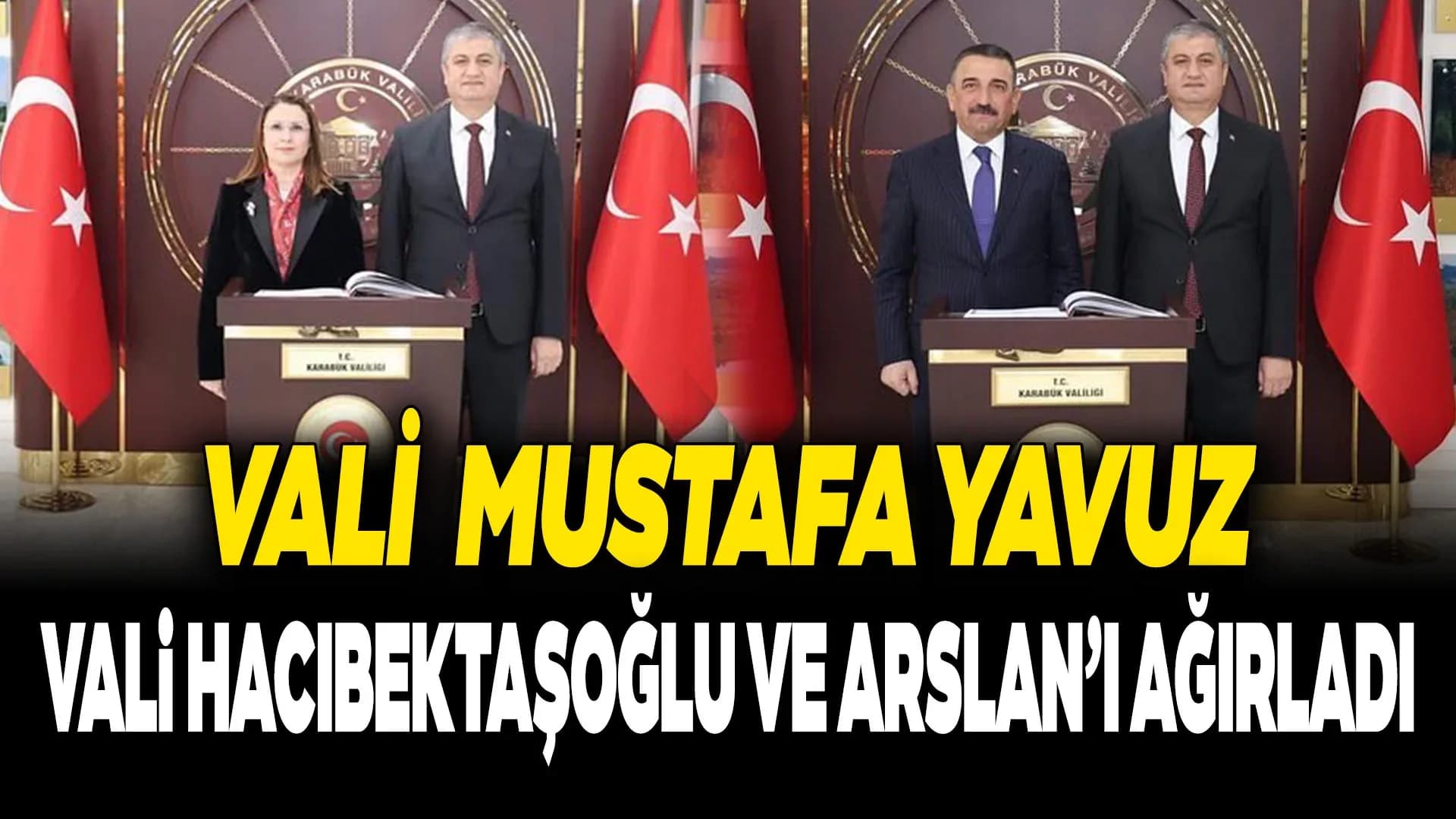 Zonguldak ve Bartın Valilerinden Karabük'e Ziyaret