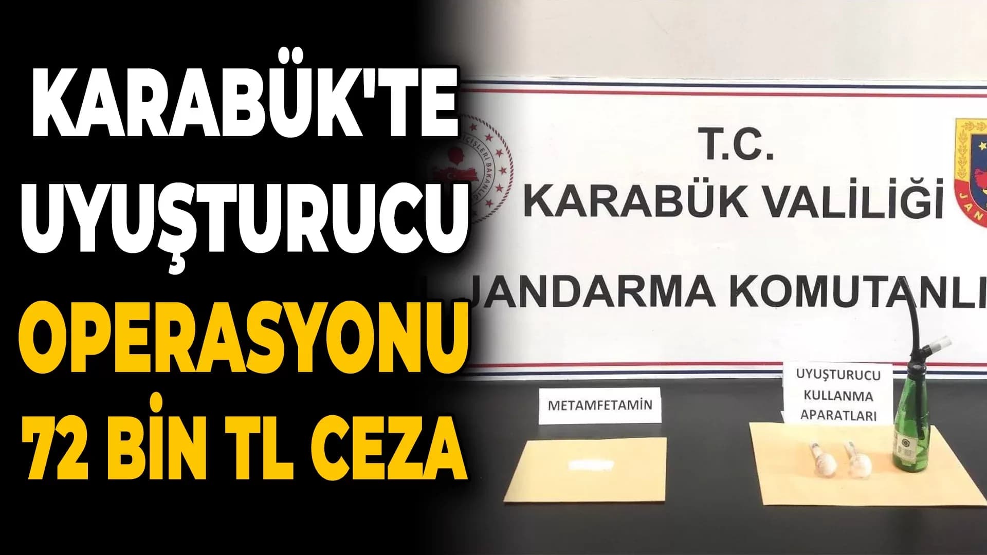 Karabük'te Uyuşturucuyla Yakalanan Şahsa Ceza