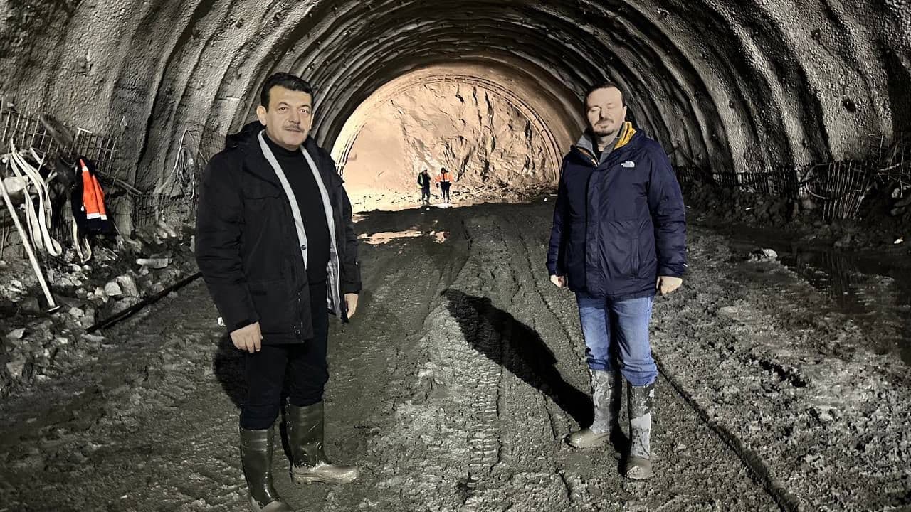 Kilimli ile Filyos arasındaki tünel çalışmaları sürüyor