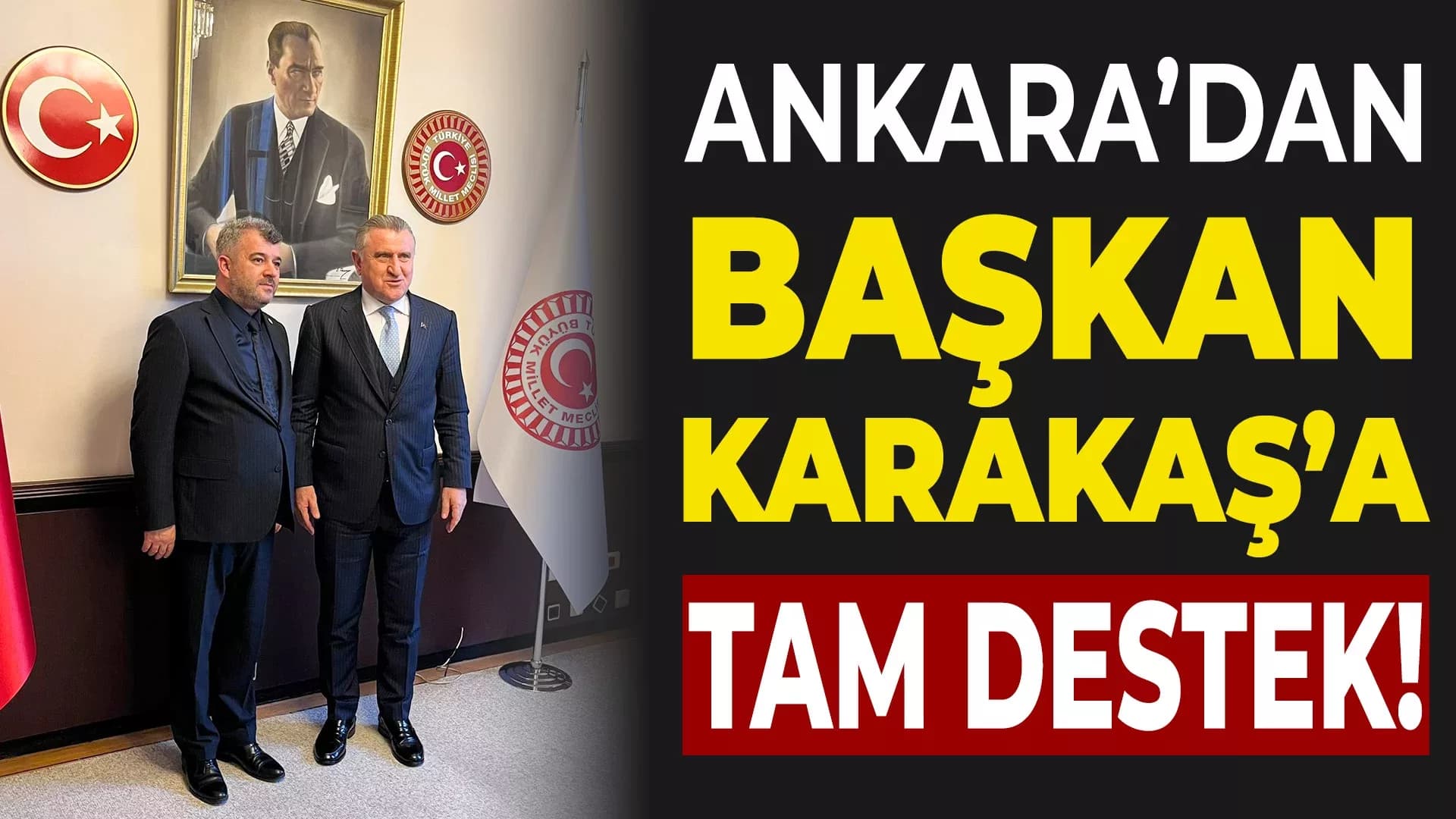 Başkan Karakaş Ankara’dan Destek ve Hibe Aldı