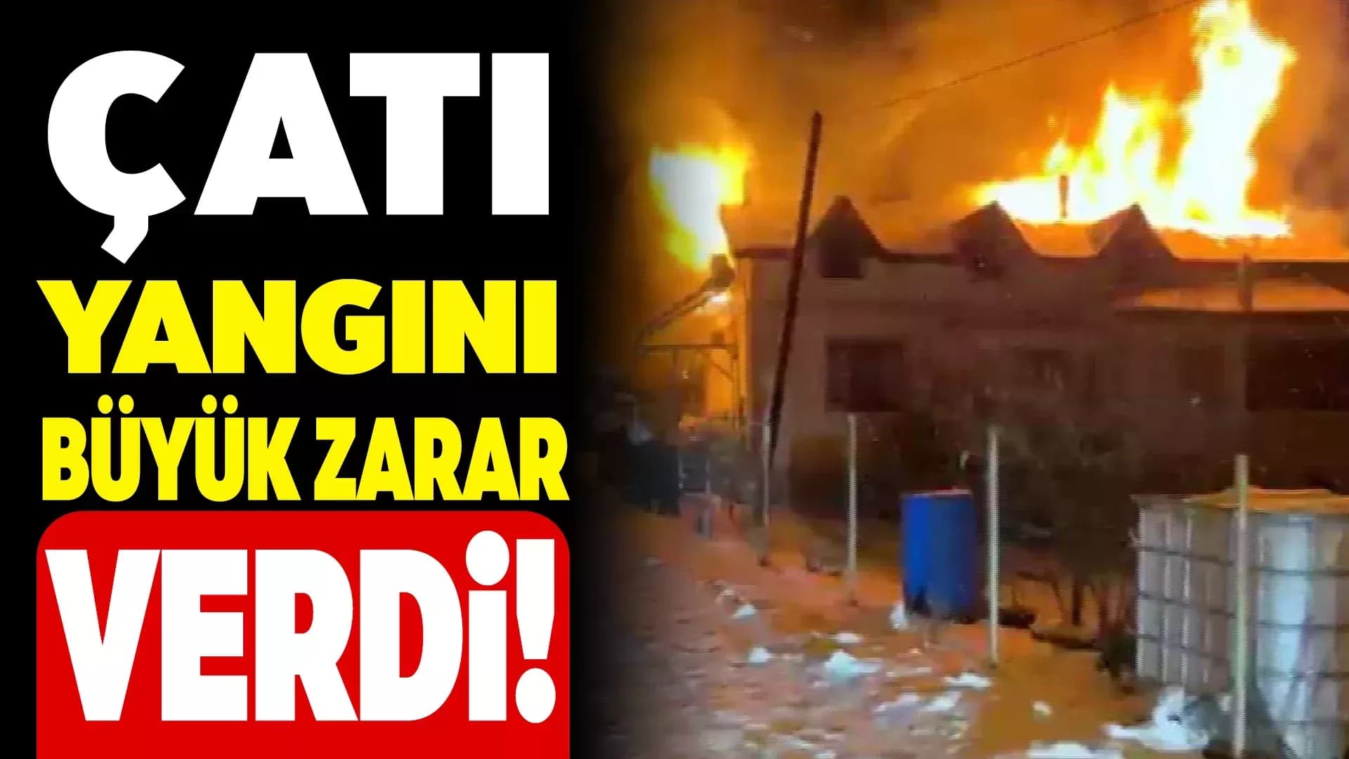 Karabük'te İki Katlı Ev Alevlere Teslim Oldu