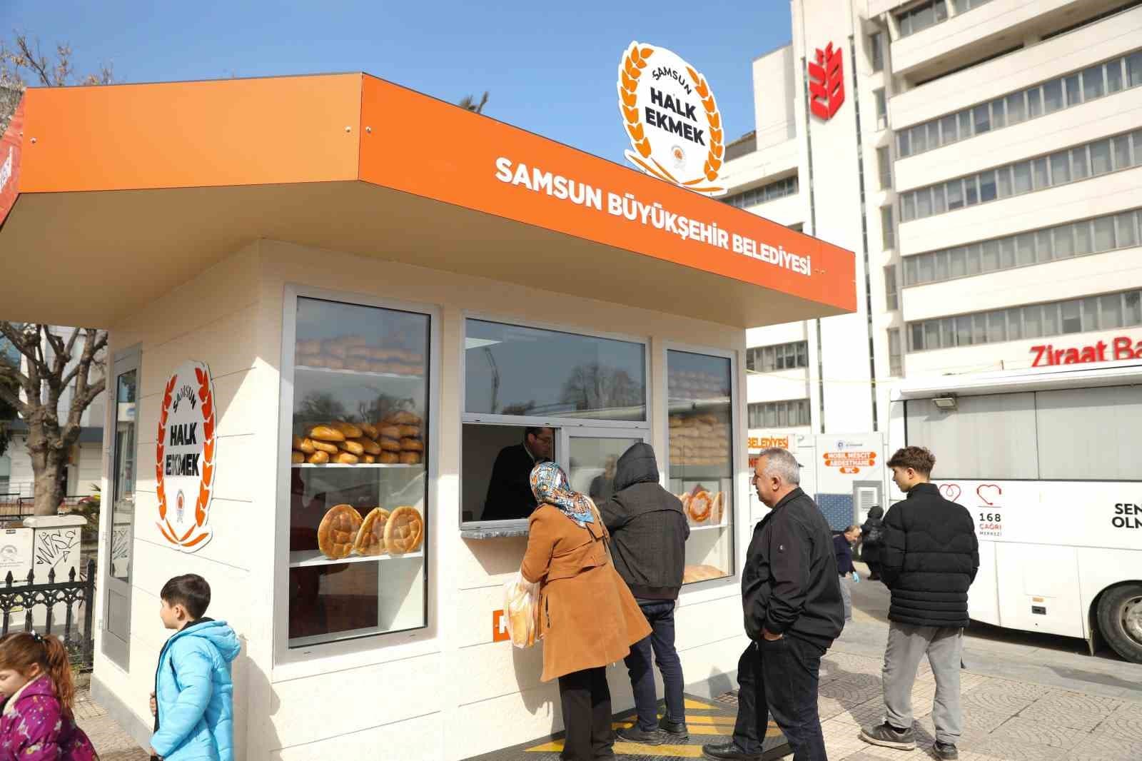 Samsun Halk Ekmek hizmete girdi: Ekmek 9, pide 19 TL