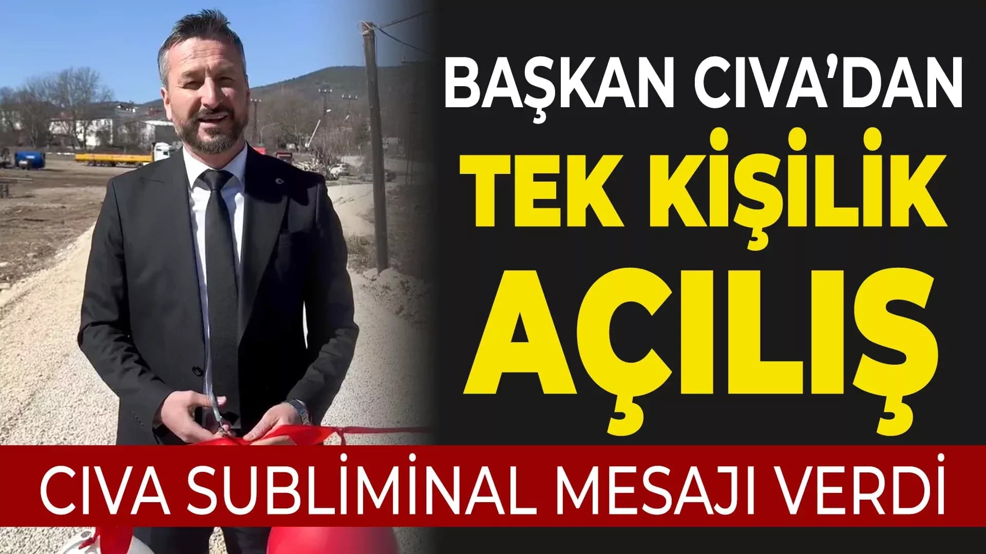 Eskipazar Başkanı'ndan Şaşırtan Köprü Açılışı