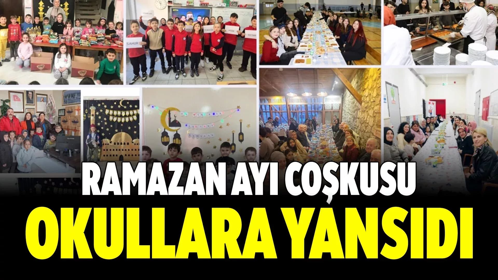Karabük'teki Okullarda Ramazan Coşkusu Sürüyor