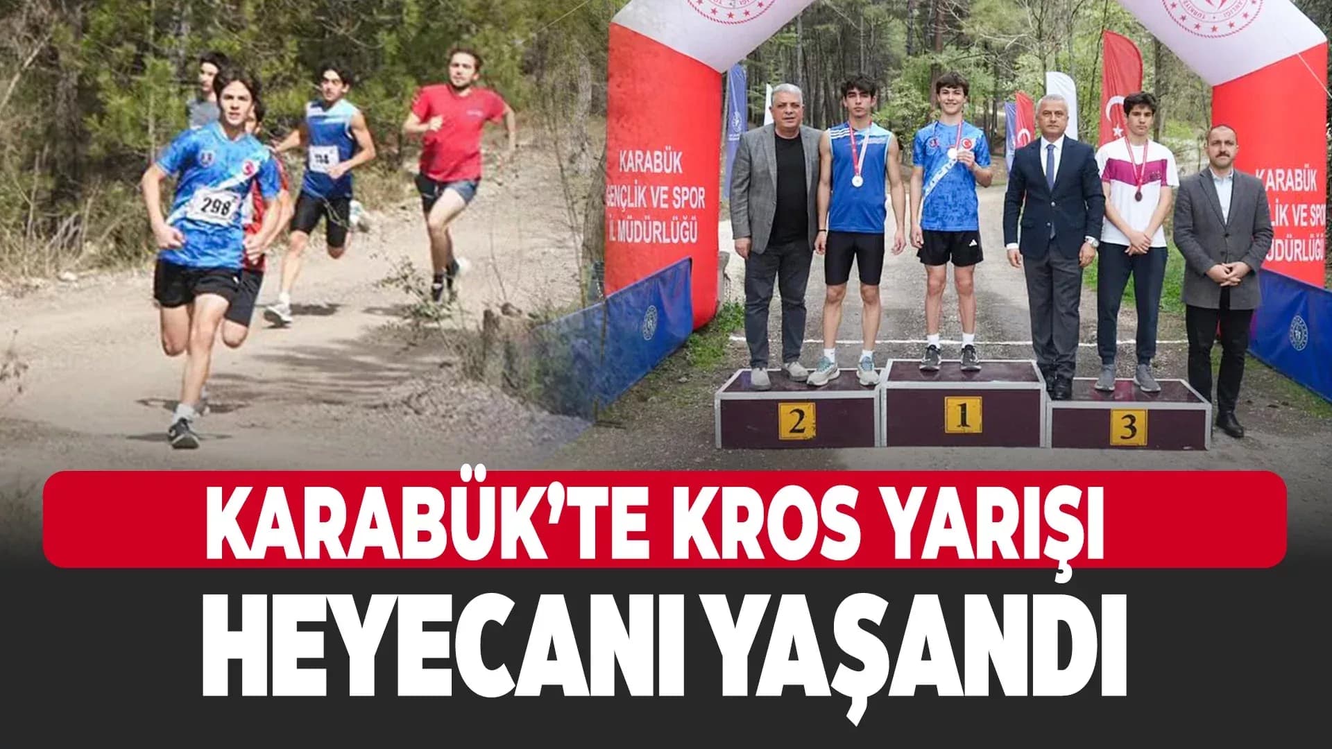 Karabük’ün Kuruluş Yıldönümünde Kros Yarışı Heyecanı