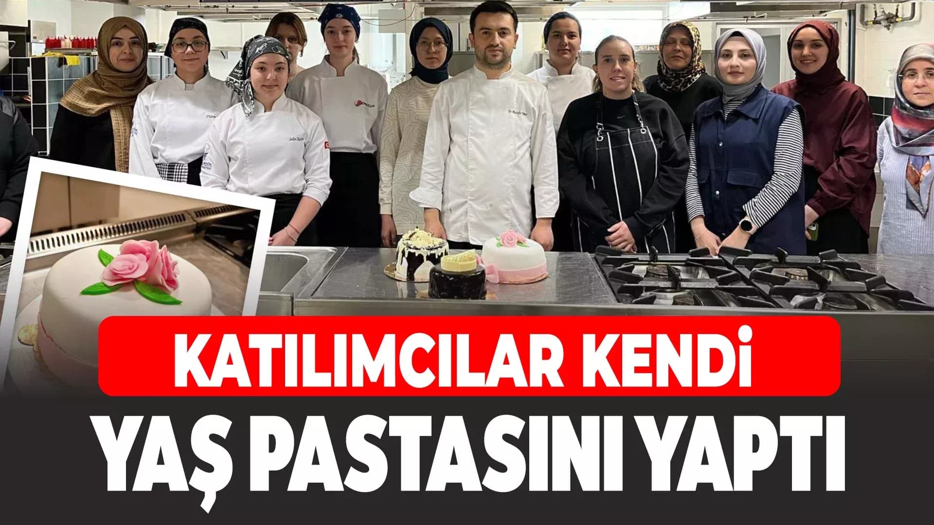 Yaş Pastayı Yapan Sertifikayı Kaptı